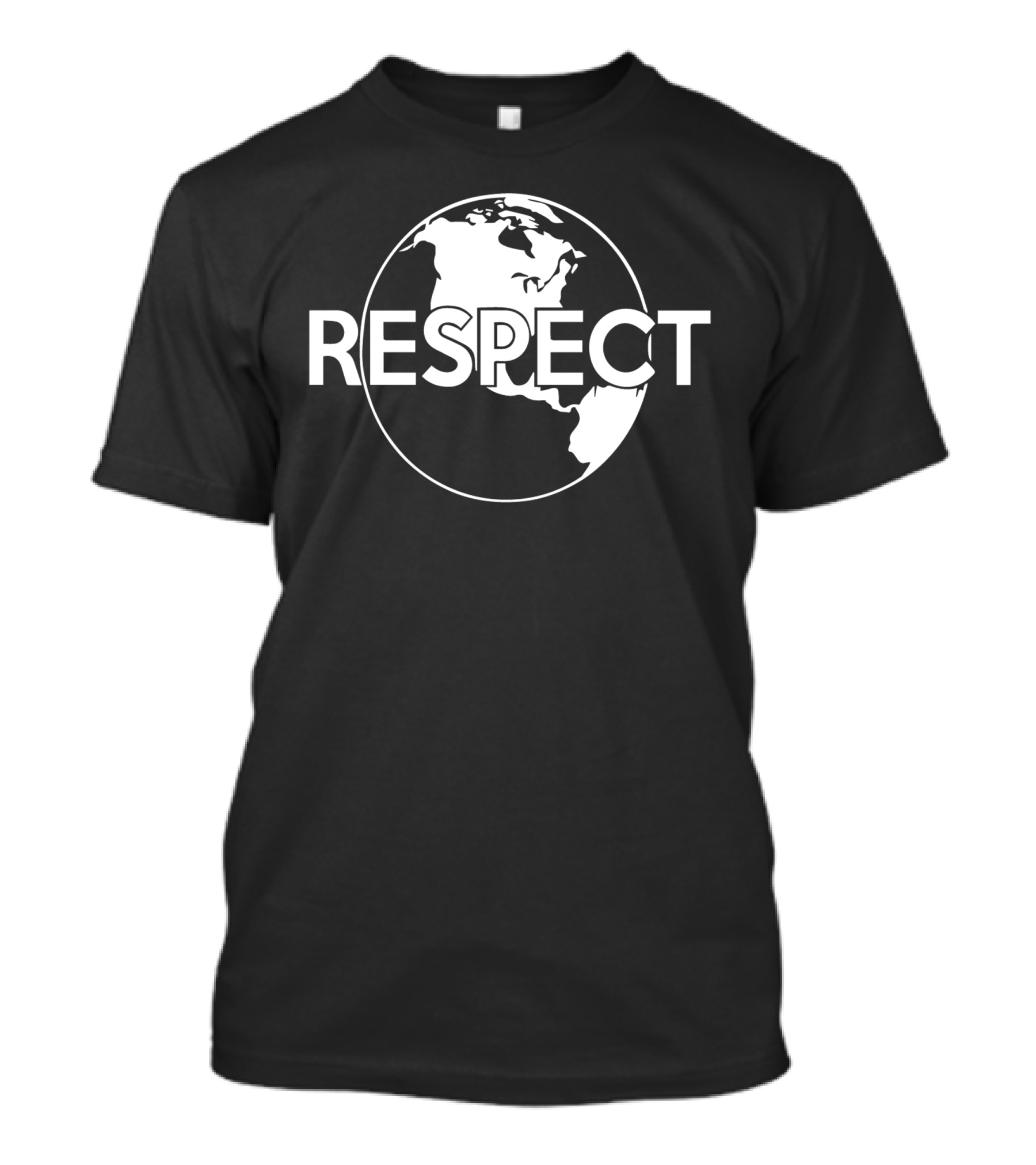 Respect Earth Globe Icon Environmental Conservation T-Shirt