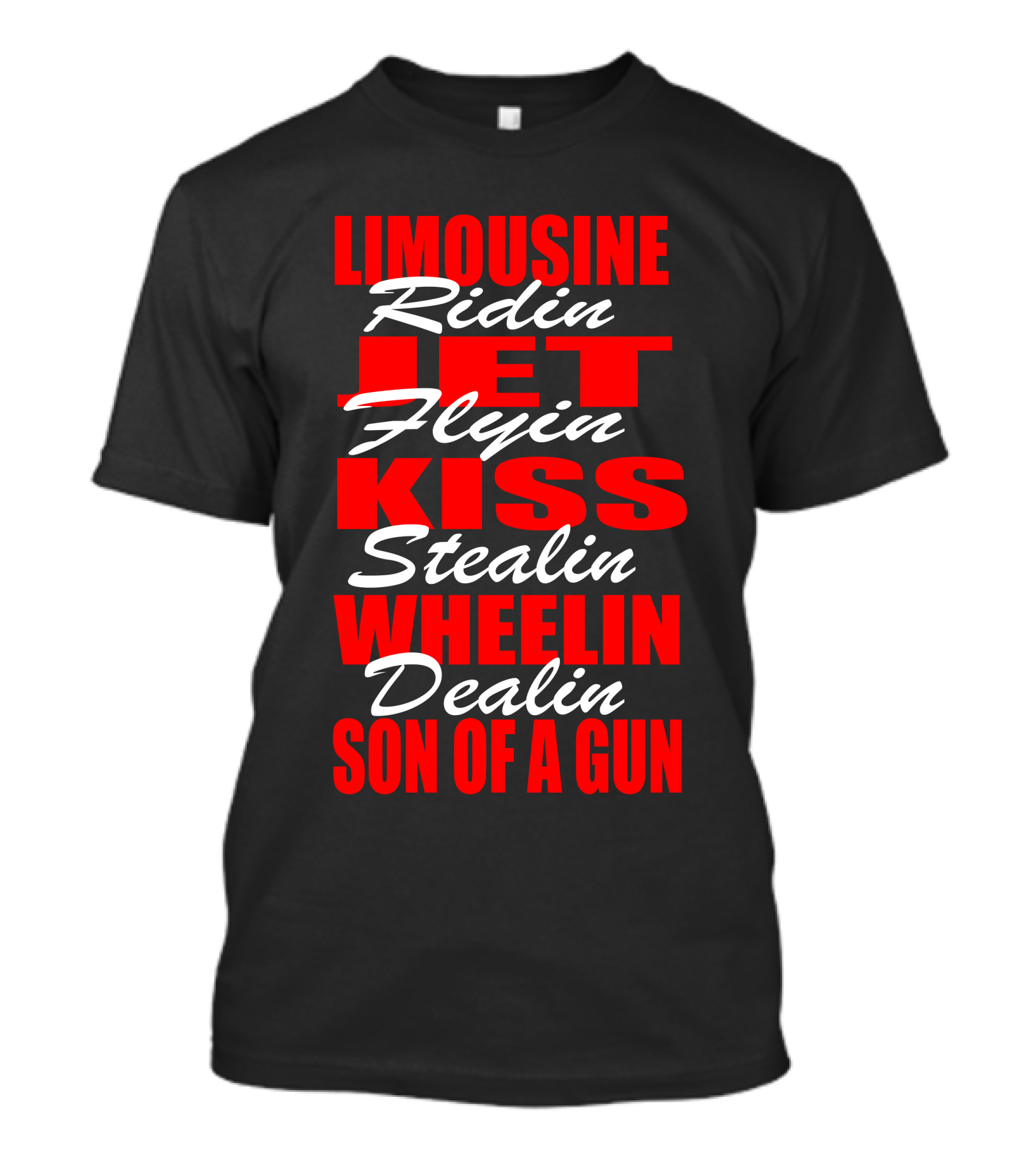 Ric Flair Limousine Ridin Jet Flyin Kiss Stealin Wheelin Dealin Son Of A Gun T-Shirt