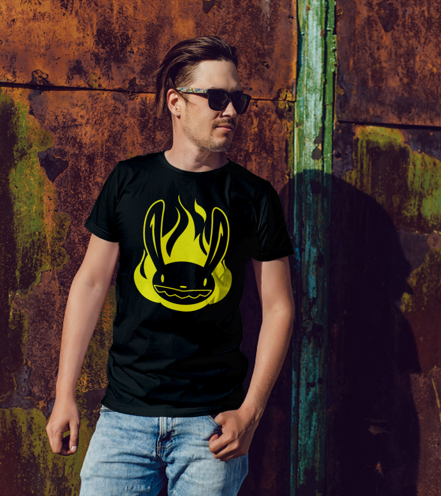 Sam And Max Cartoon Fiery Rabbit T-Shirt