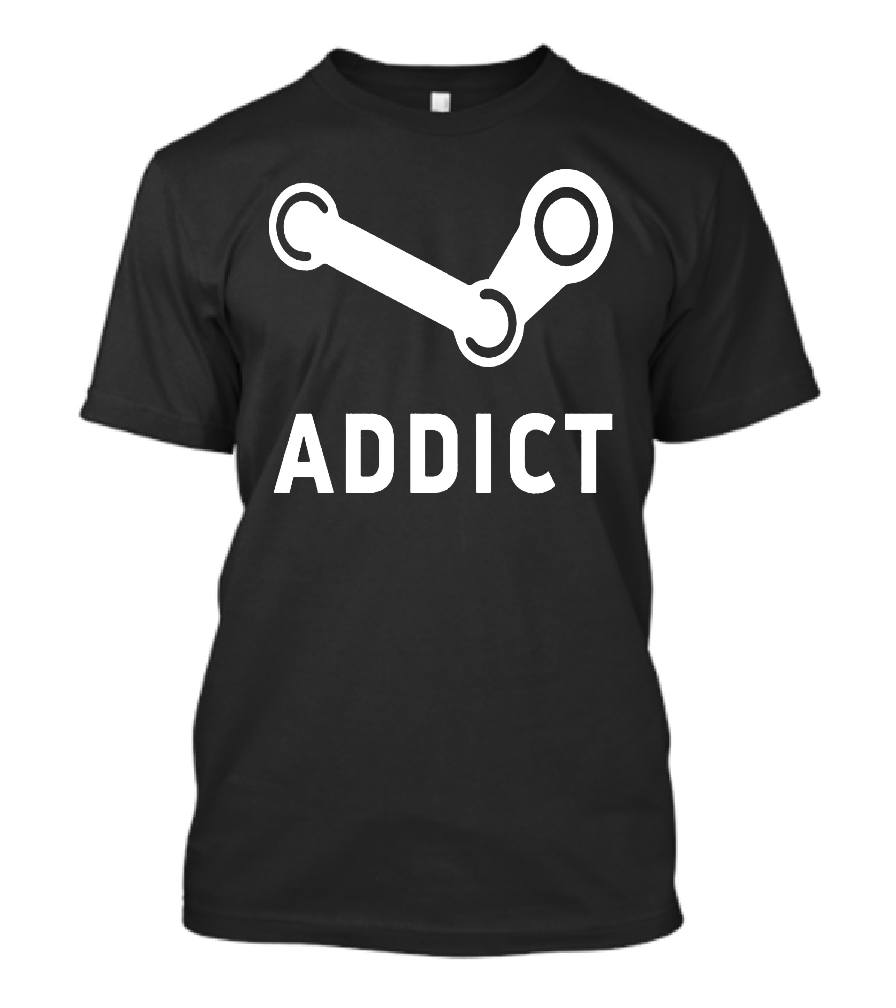 Steam Addict Gaming Enthusiast Icon T-Shirt