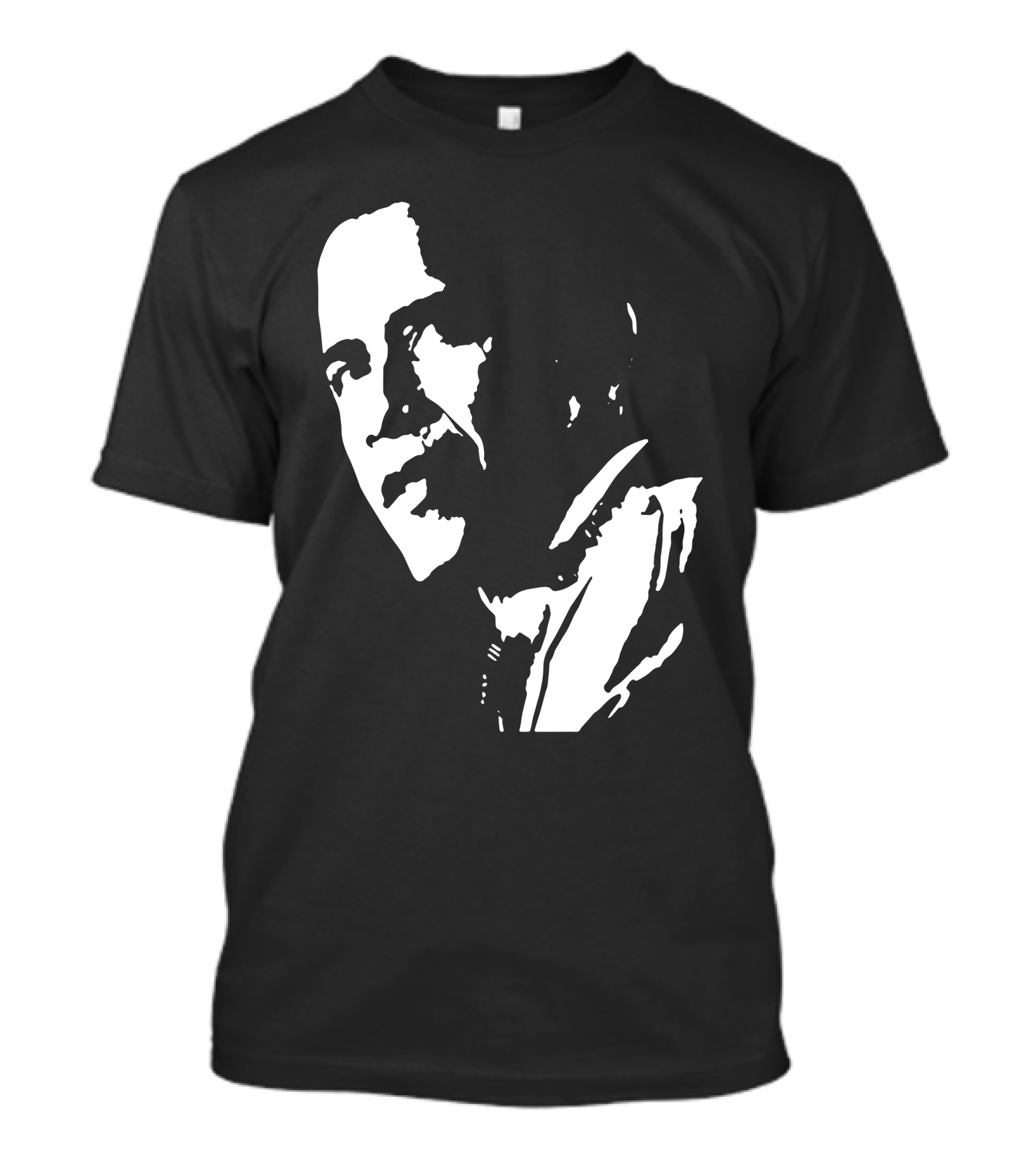 Stencil Barack Obama Iconic Black And White Image T-Shirt