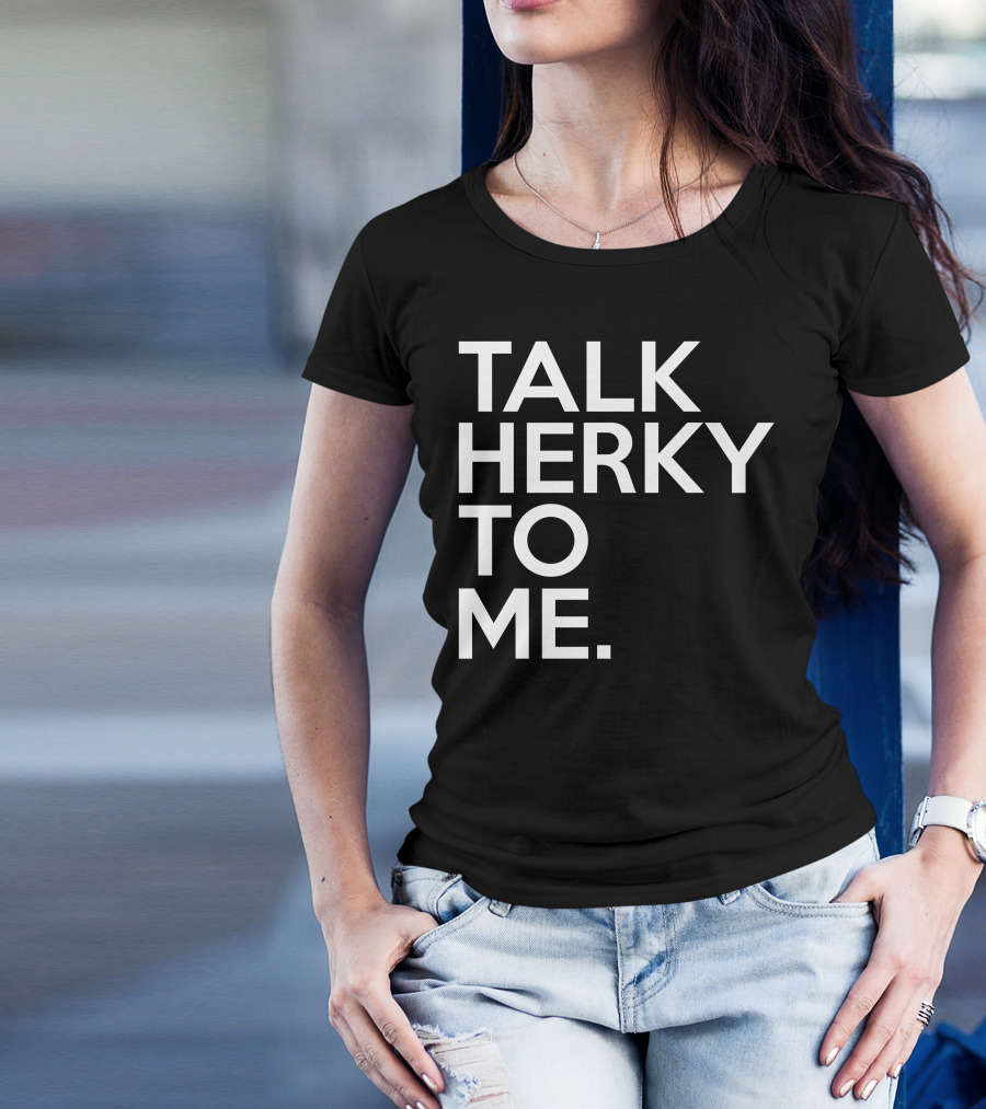 Talk Herky To Me Iowa Hawkeyes Fan T-Shirt