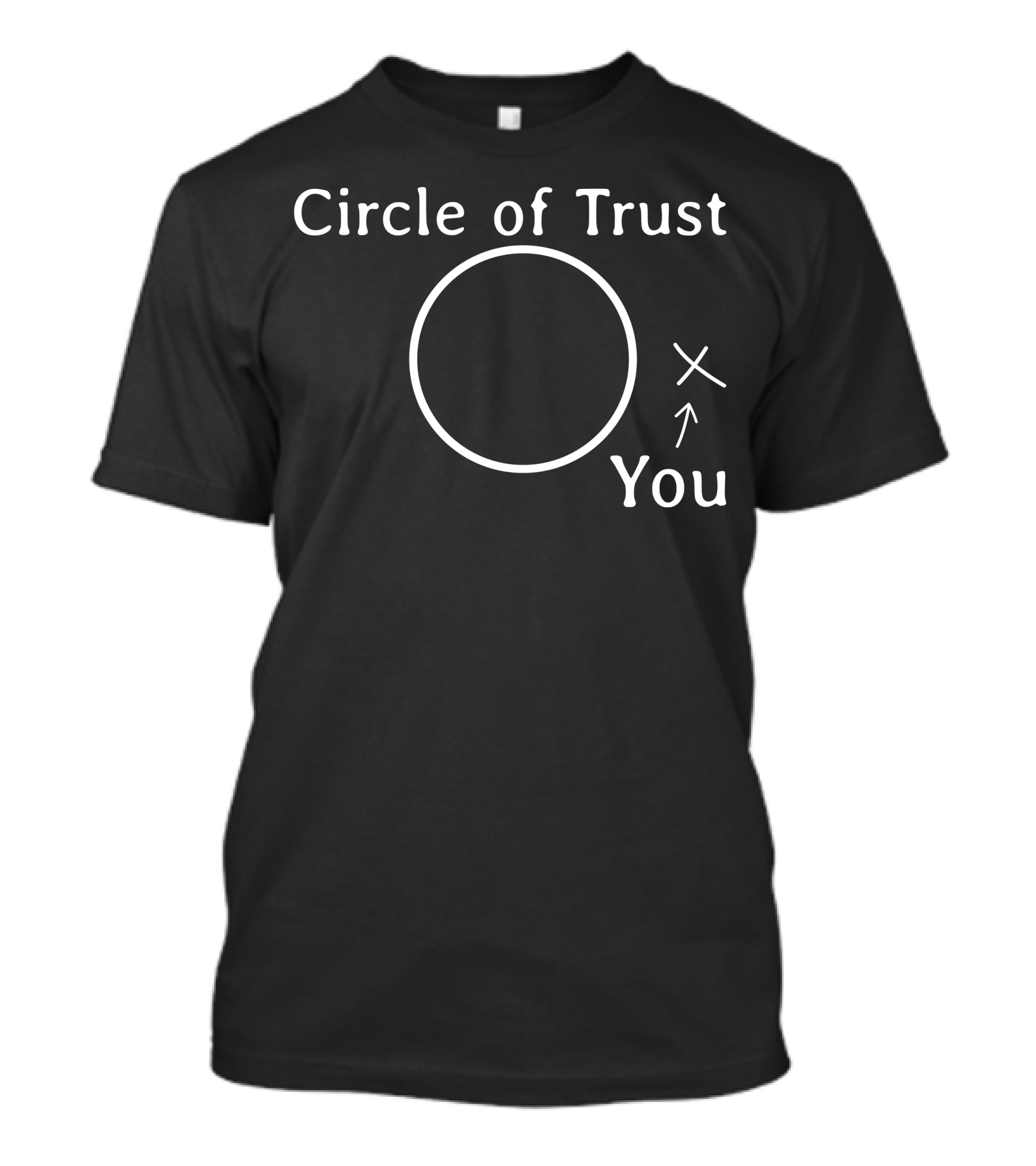 Circle Of Trust Excluding You Diagram T-Shirt