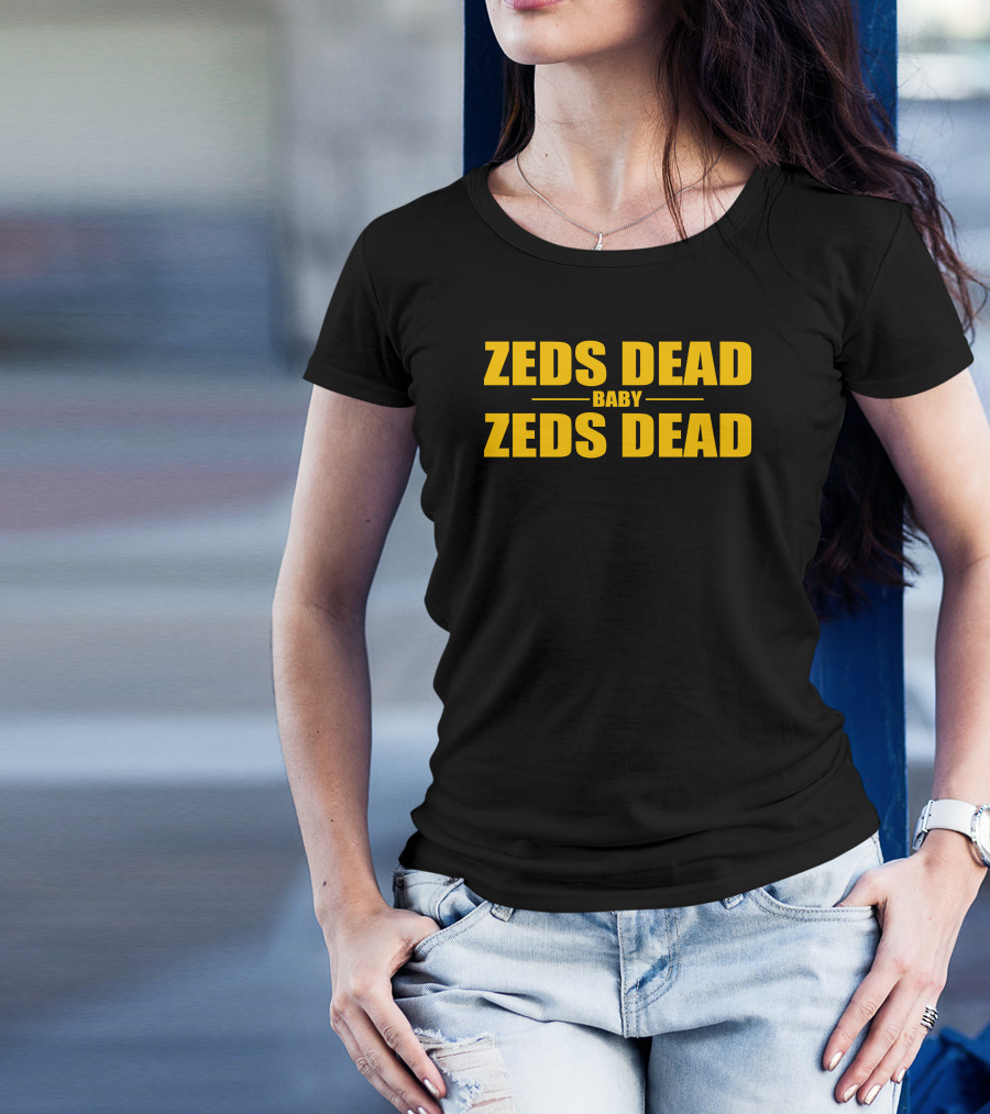 Zeds Dead Baby Iconic Quote Bold Text Pulp Fiction T-Shirt