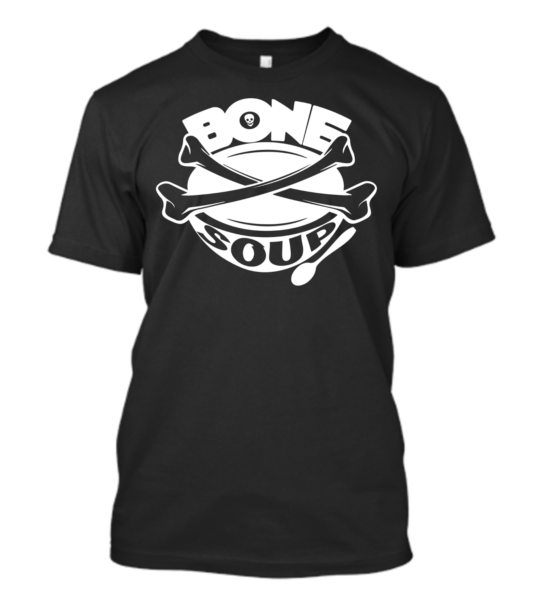 Bone Soup Skull Crossed Bones Spoon T-Shirt