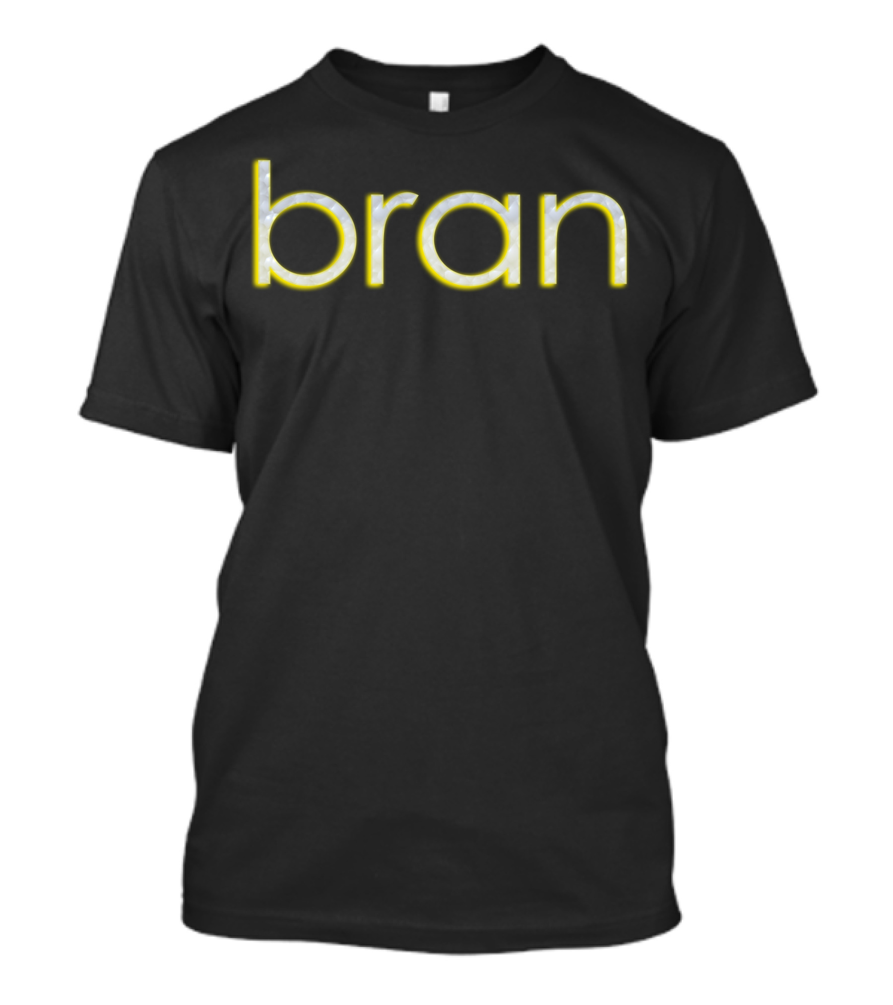 Bran Yellow Glow Effect T-Shirt