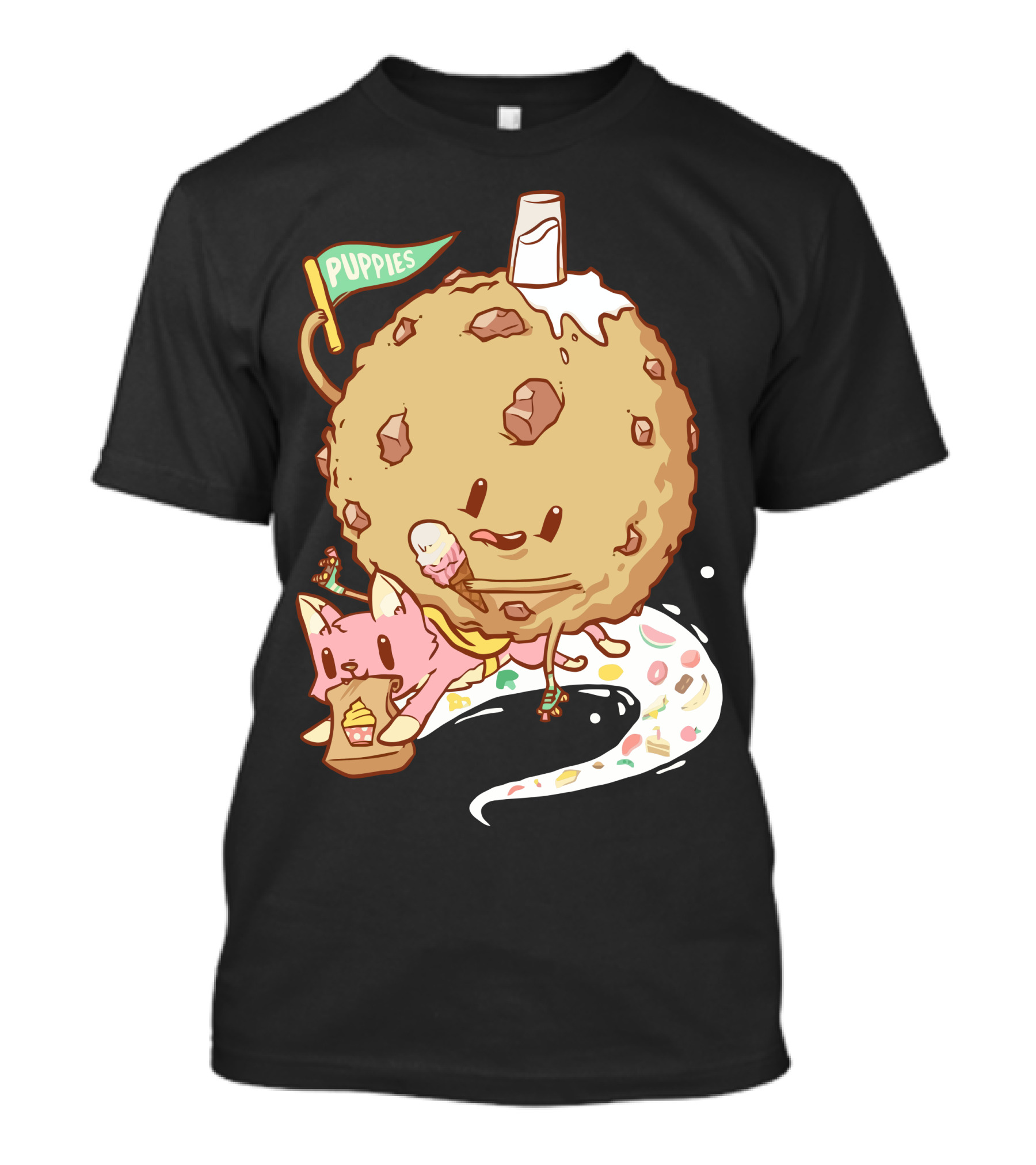 Cake Delivery Puppies Cookie Parade T-Shirt