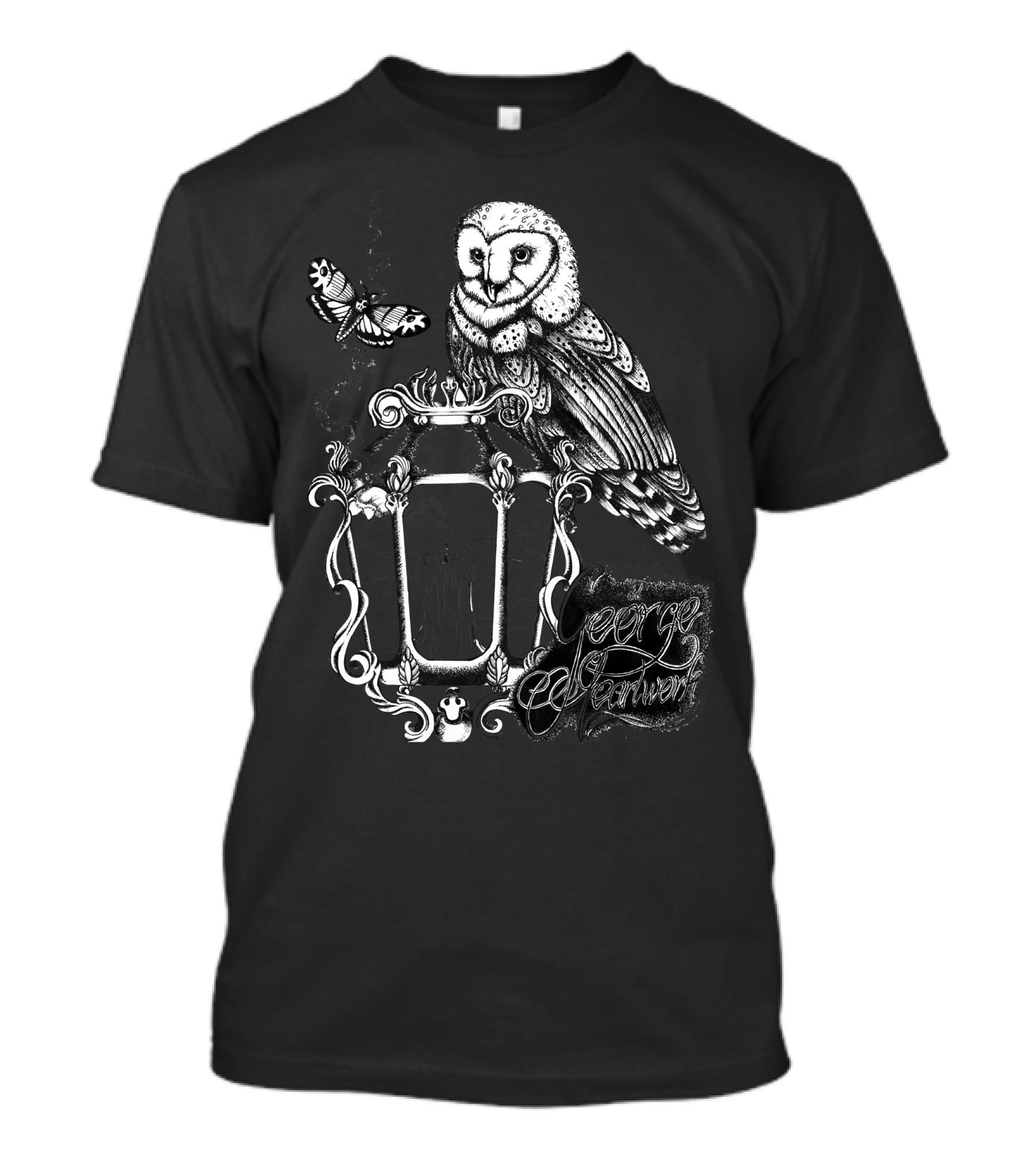 George Edwards Candle Owl T-Shirt
