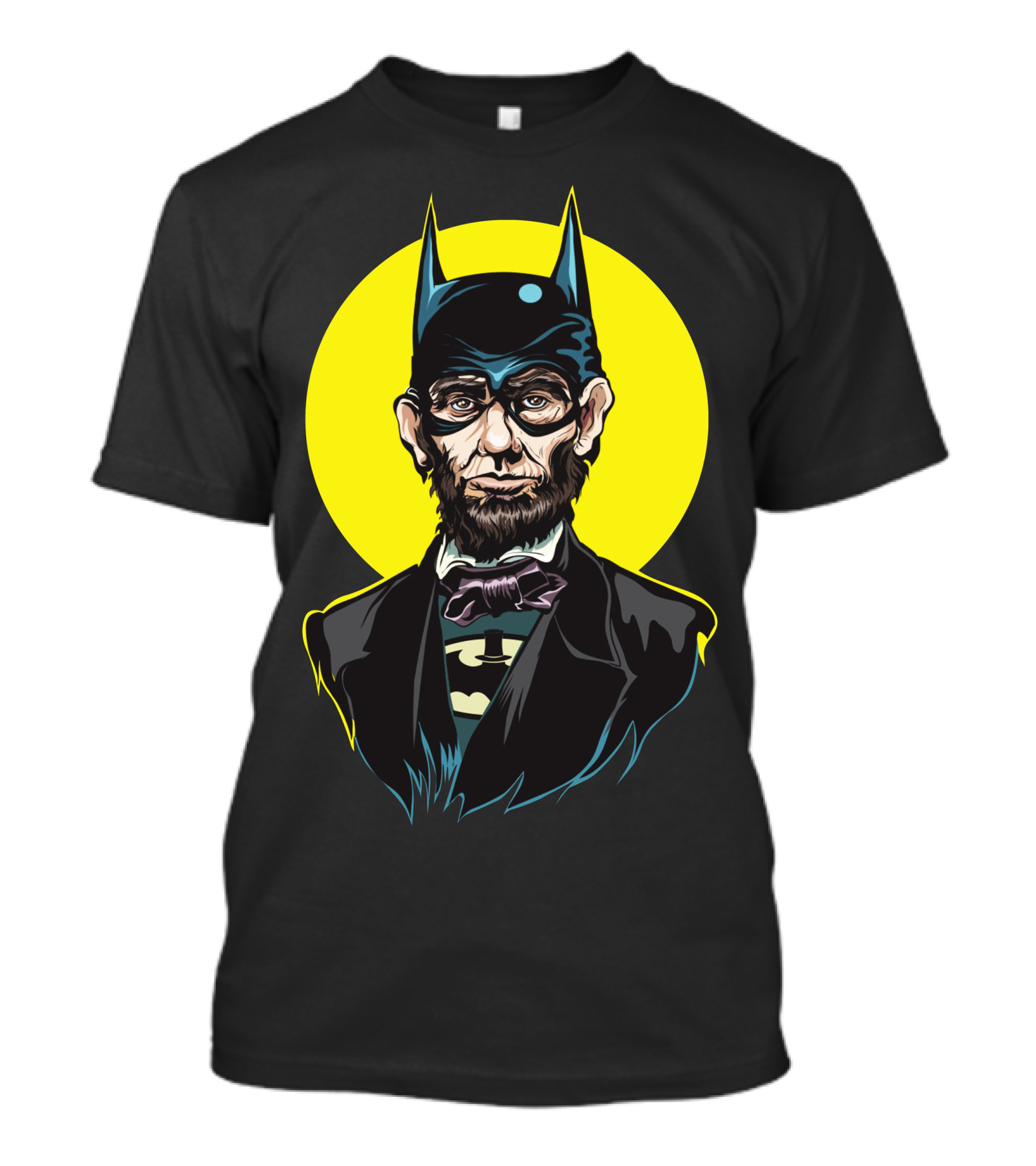 Abraham Lincoln Batman Mashup Caped Emancipator T-Shirt