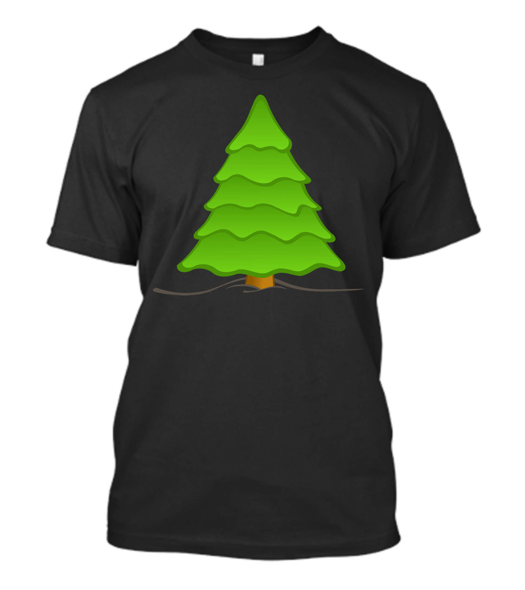 Christmas Tree Nature Picture T-Shirt