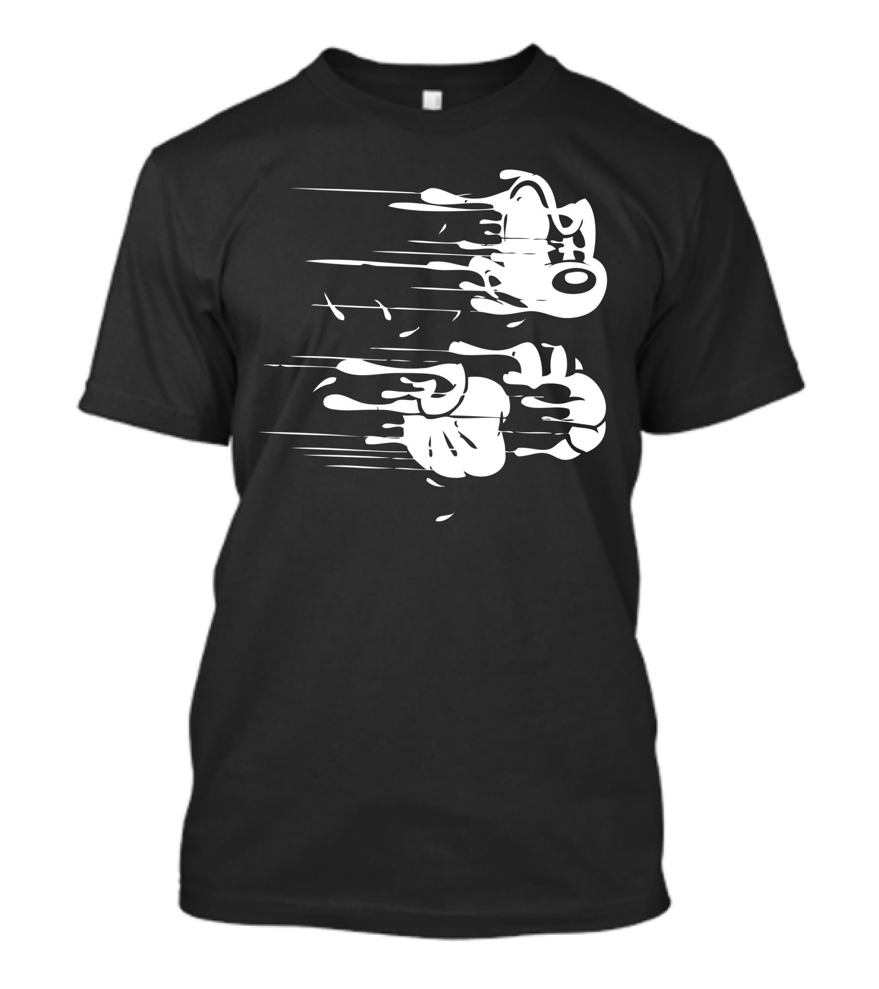 Speedy Whiskered Creature In Flight T-Shirt