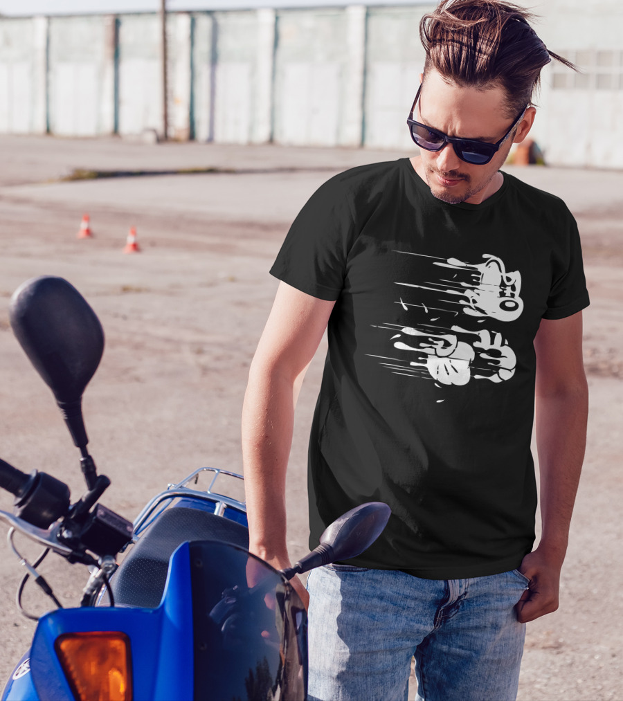 Speedy Whiskered Creature In Flight T-Shirt