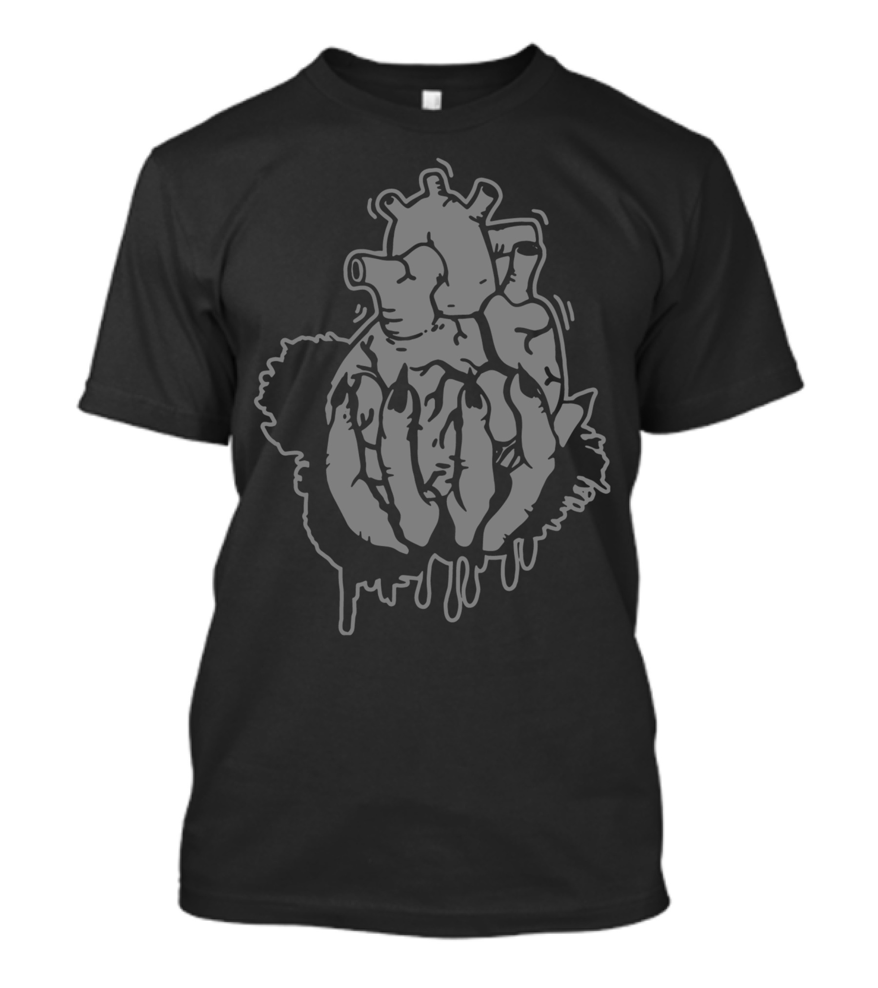 Hand Heart Vessel Burst Grasp T-Shirt