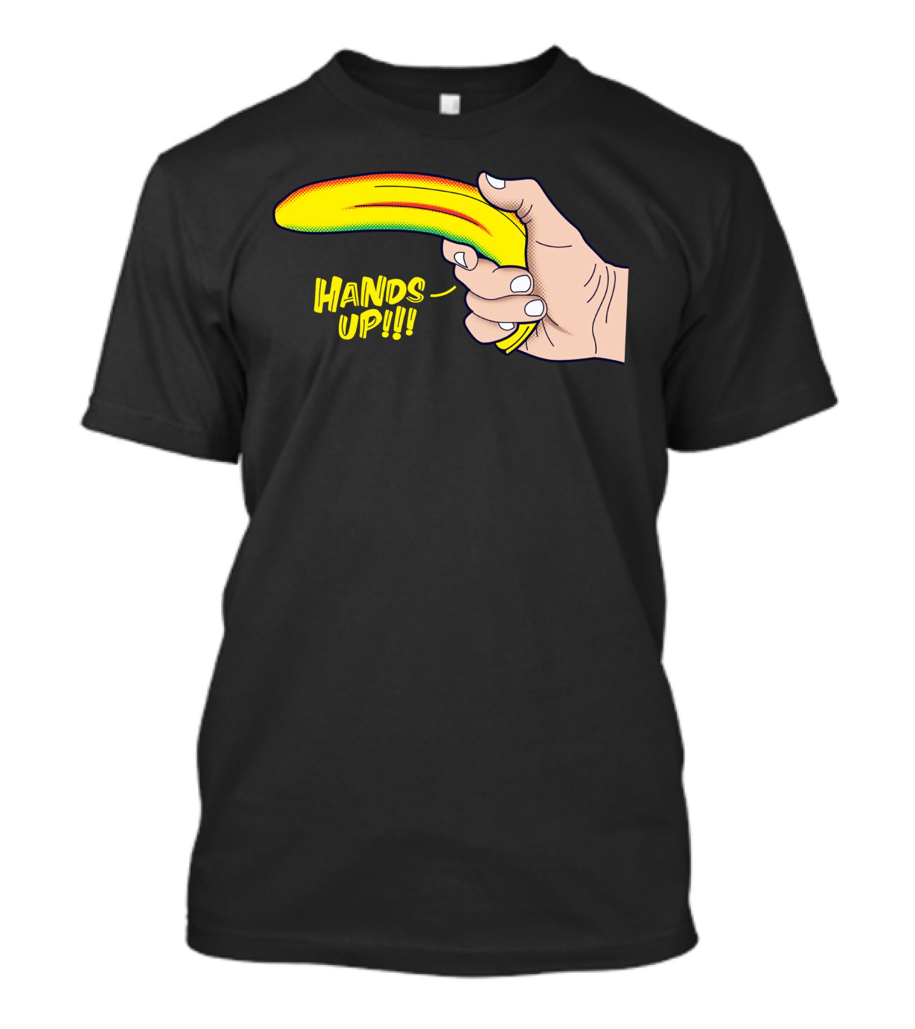 Hands Up Banana Comic T-Shirt