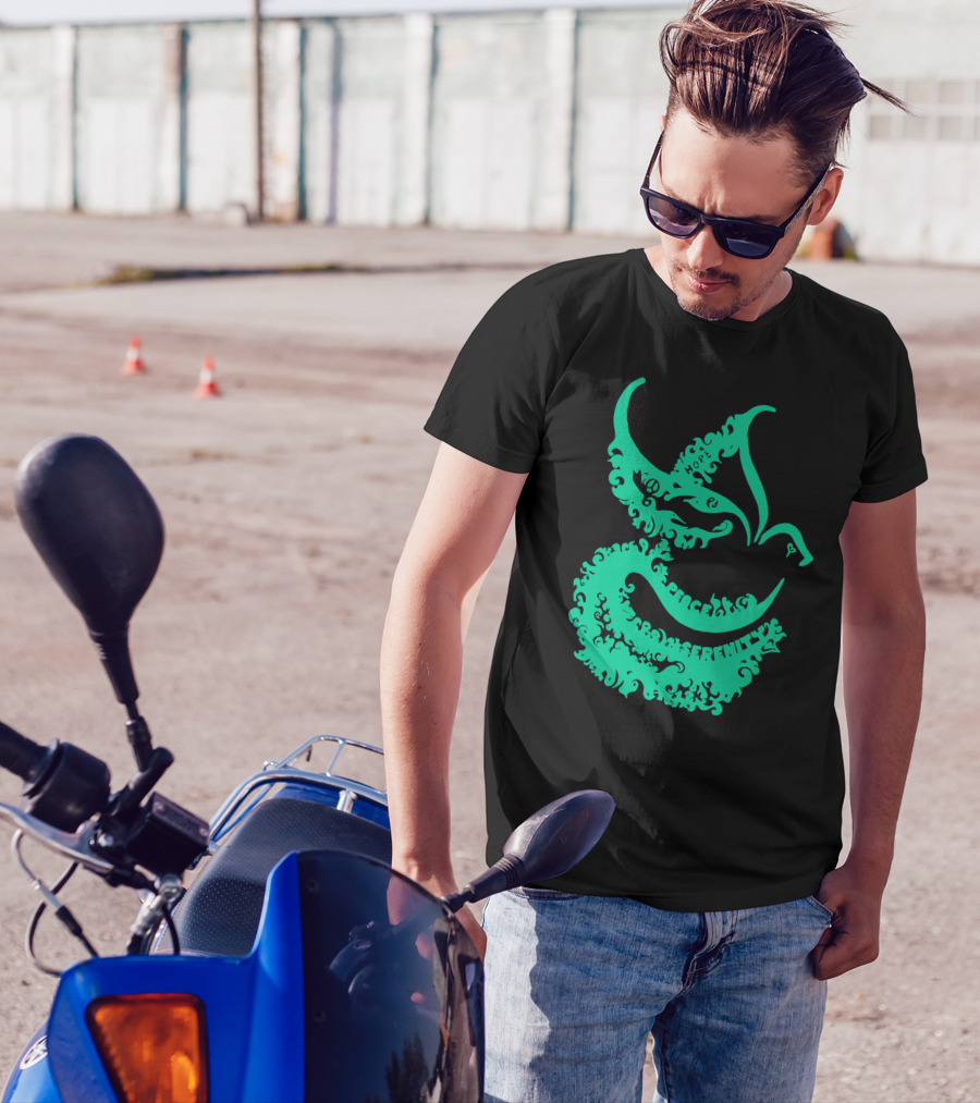 Hope Peace Serenity Mystic Green T-Shirt