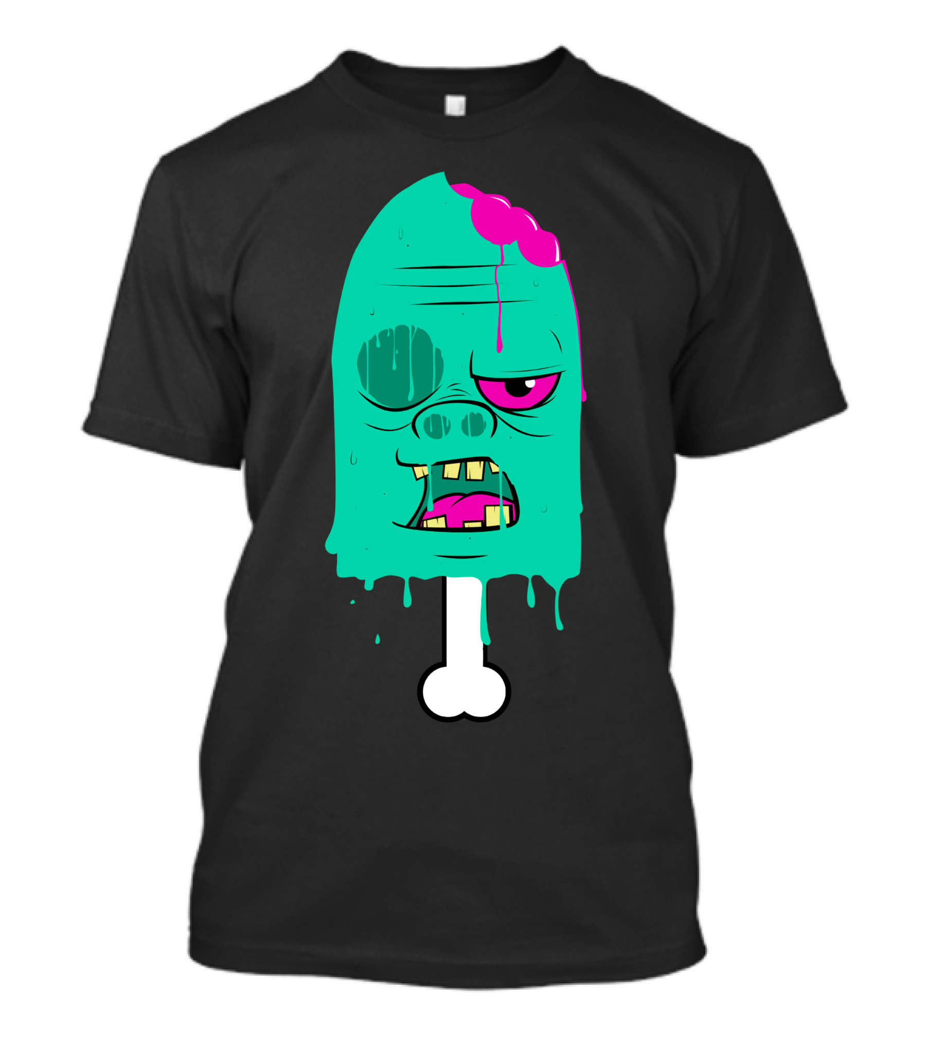 Ice Zombie Popsicle Brain Freeze T-Shirt