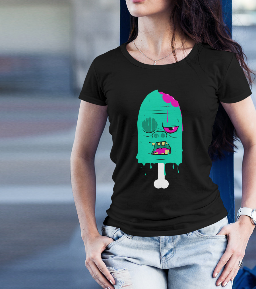 Ice Zombie Popsicle Brain Freeze T-Shirt