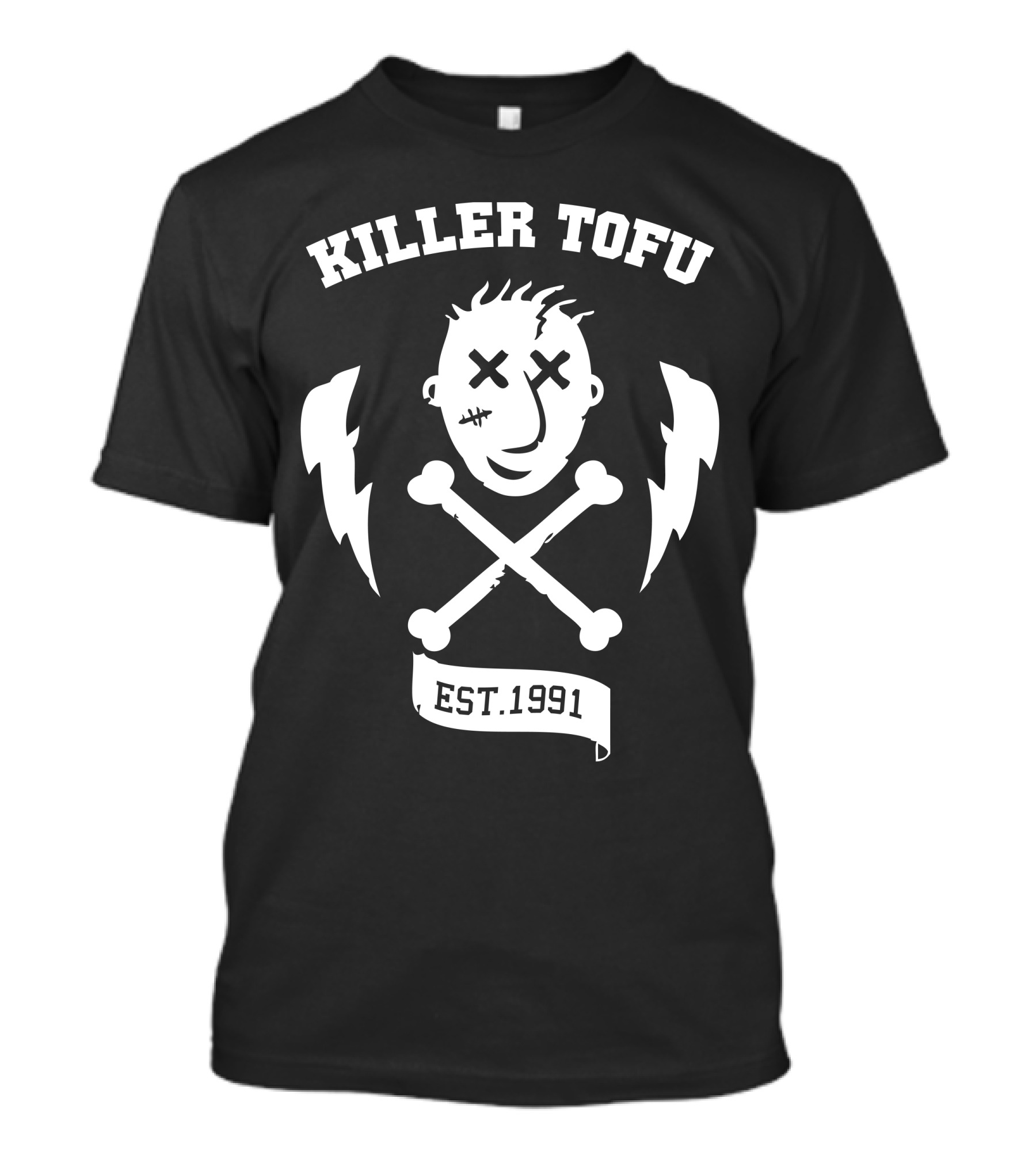 Killer Tofu Est. 1991 Skull And Crossbones T-Shirt
