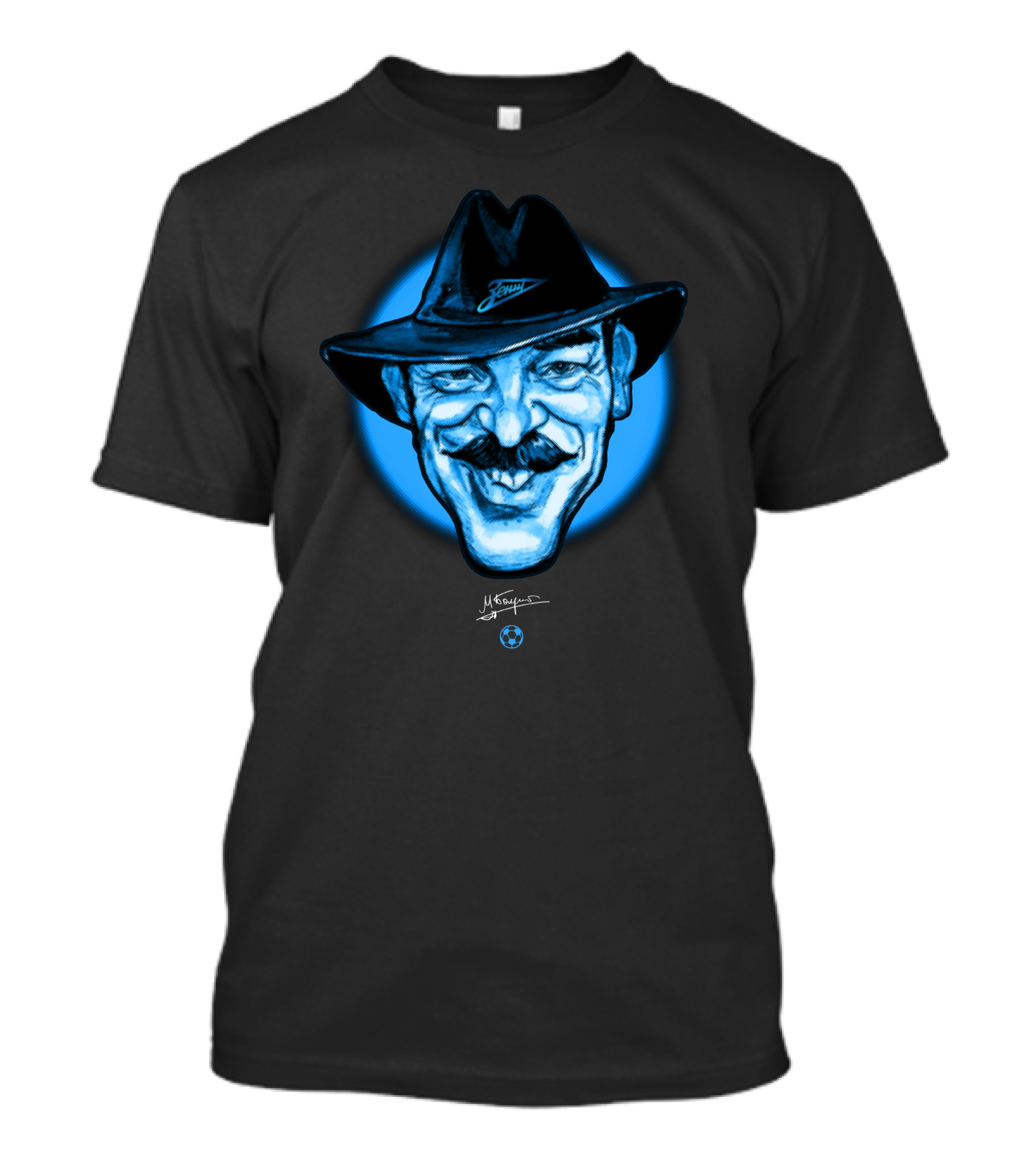 Zenit Edition Mb Caricature Blue T-Shirt
