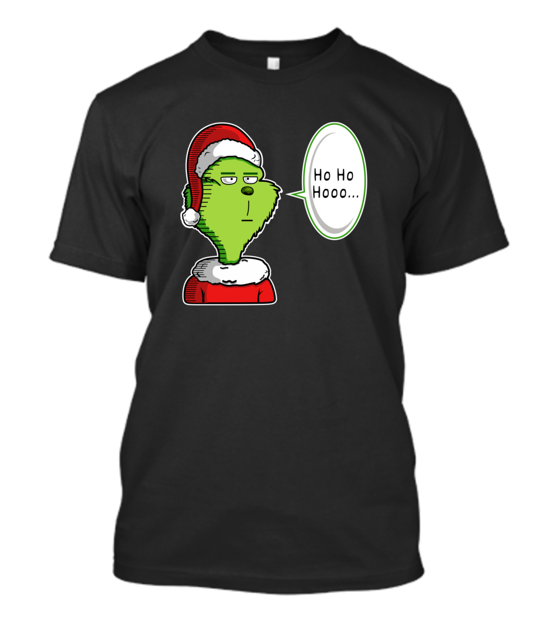 Saitama Grinch Ho Ho Hooo Santa Hat T-Shirt