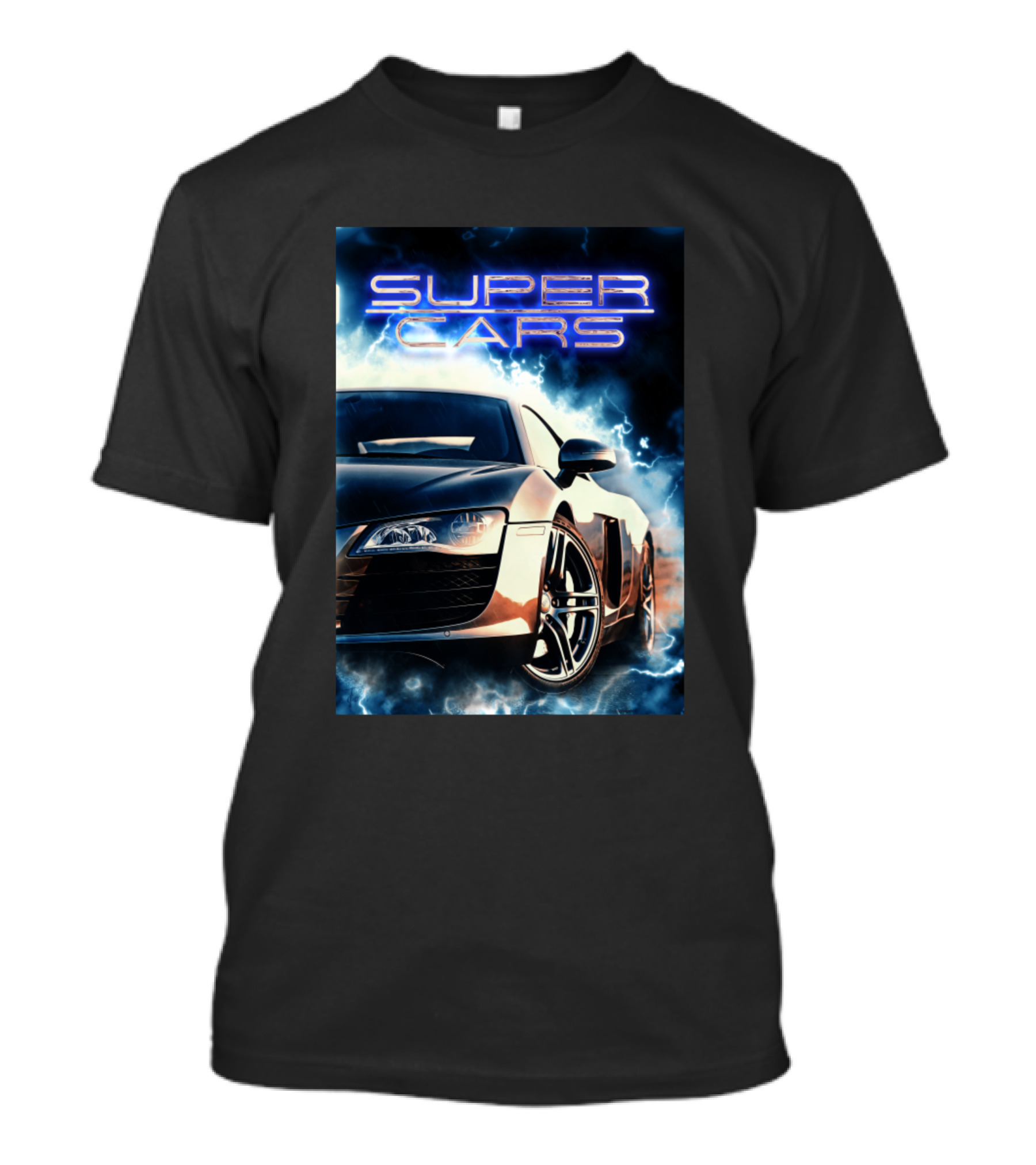 Super Cars Lightning Speed Elegance T-Shirt