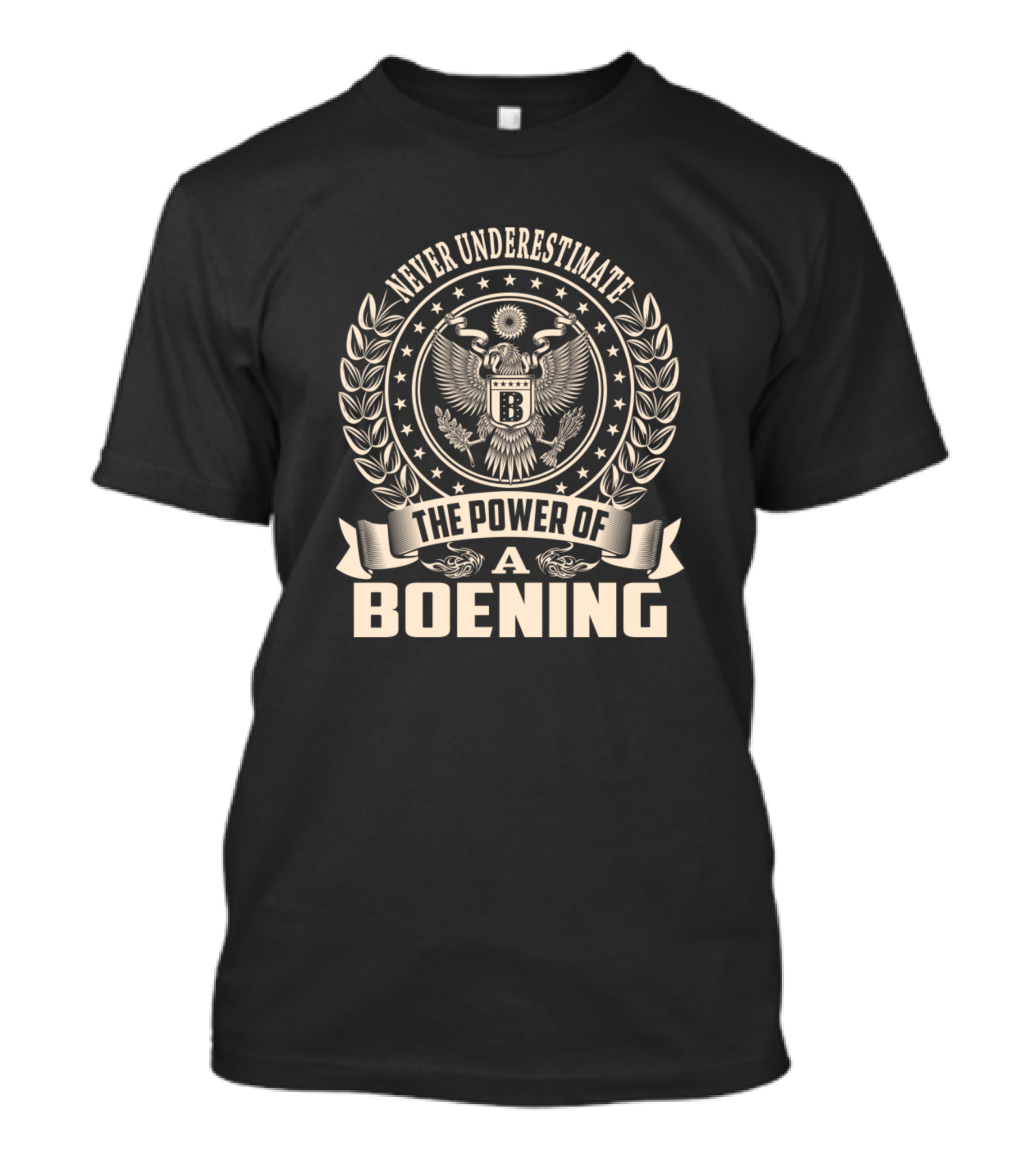 Never Underestimate The Power Of A Boening T-Shirt