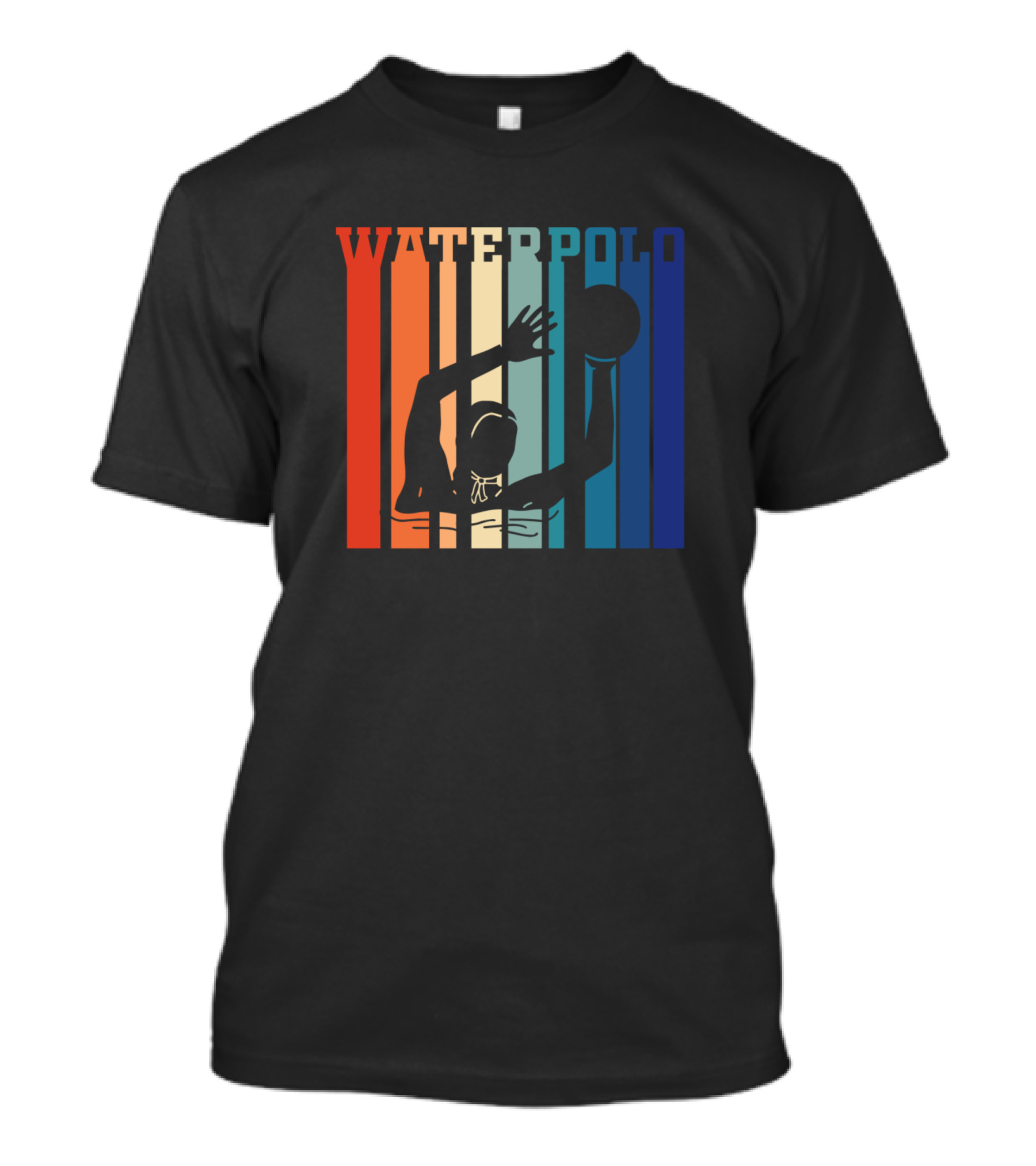 WATER POLO Rainbow Stripes Athlete T-Shirt