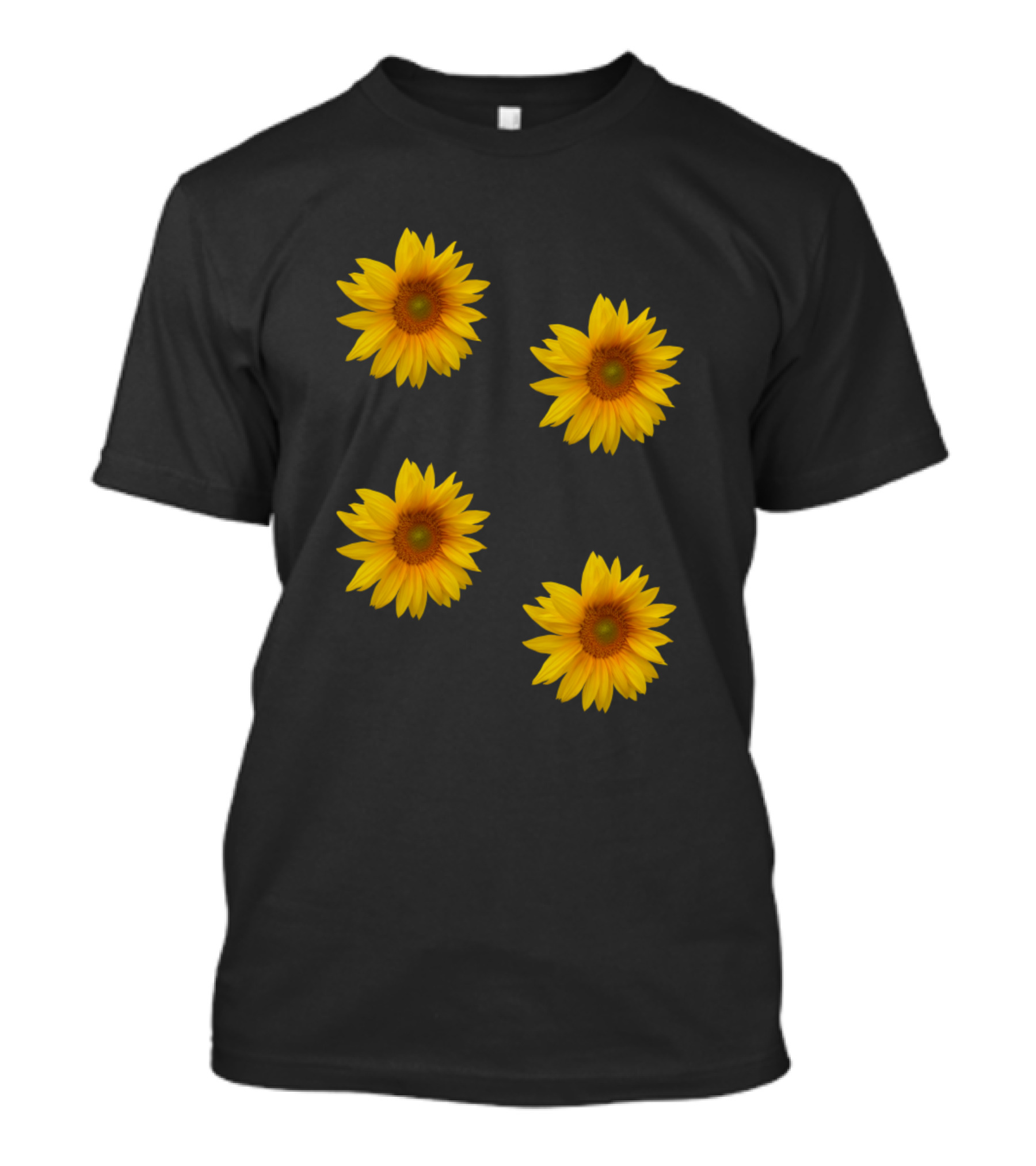 Yellow Sunflowers Vintage Botanical T-Shirt