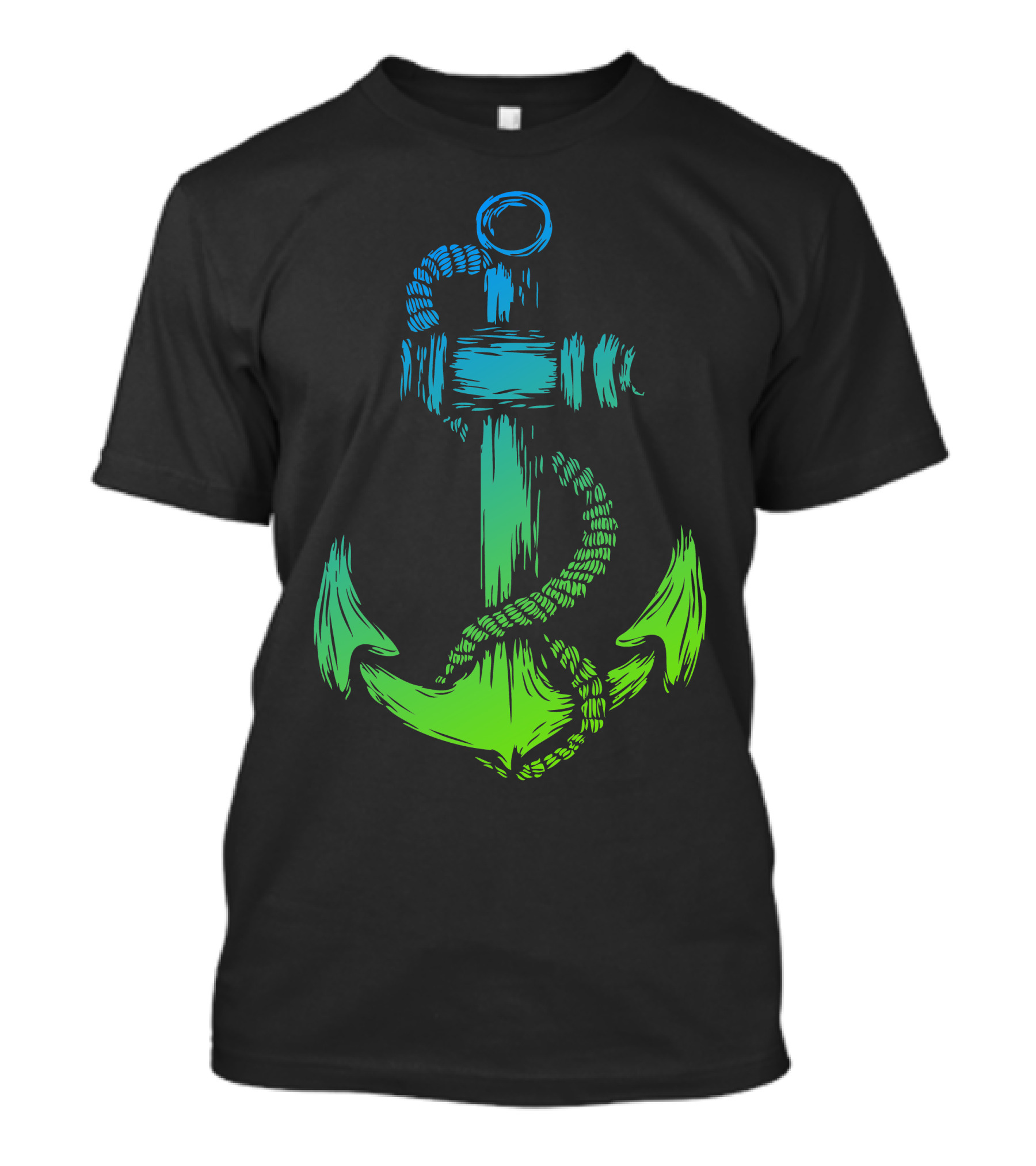 Anchor Of Life Nautical Gradient Rope T-Shirt