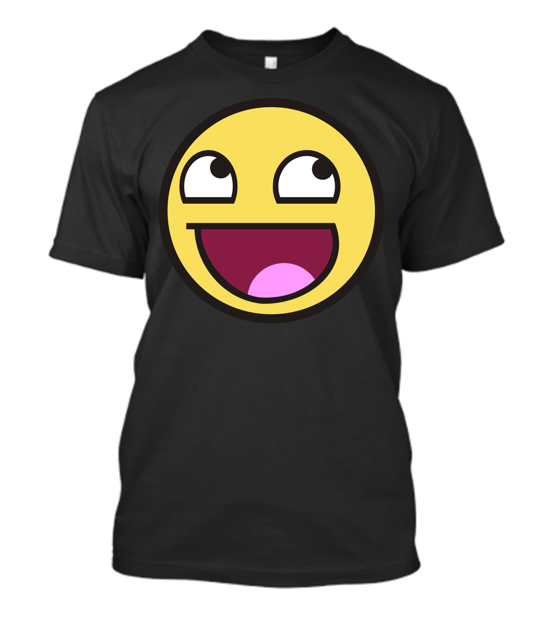 Awesomely Lulz Face Emoticon Meme T-Shirt