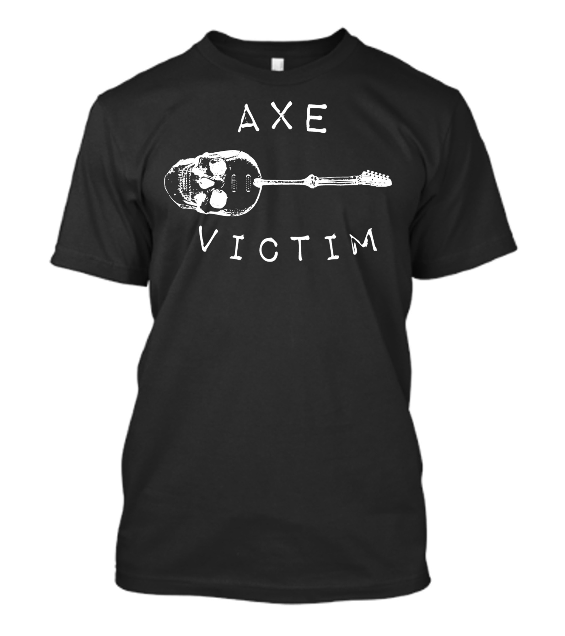 Axe Victim Skull Guitar Fusion T-Shirt