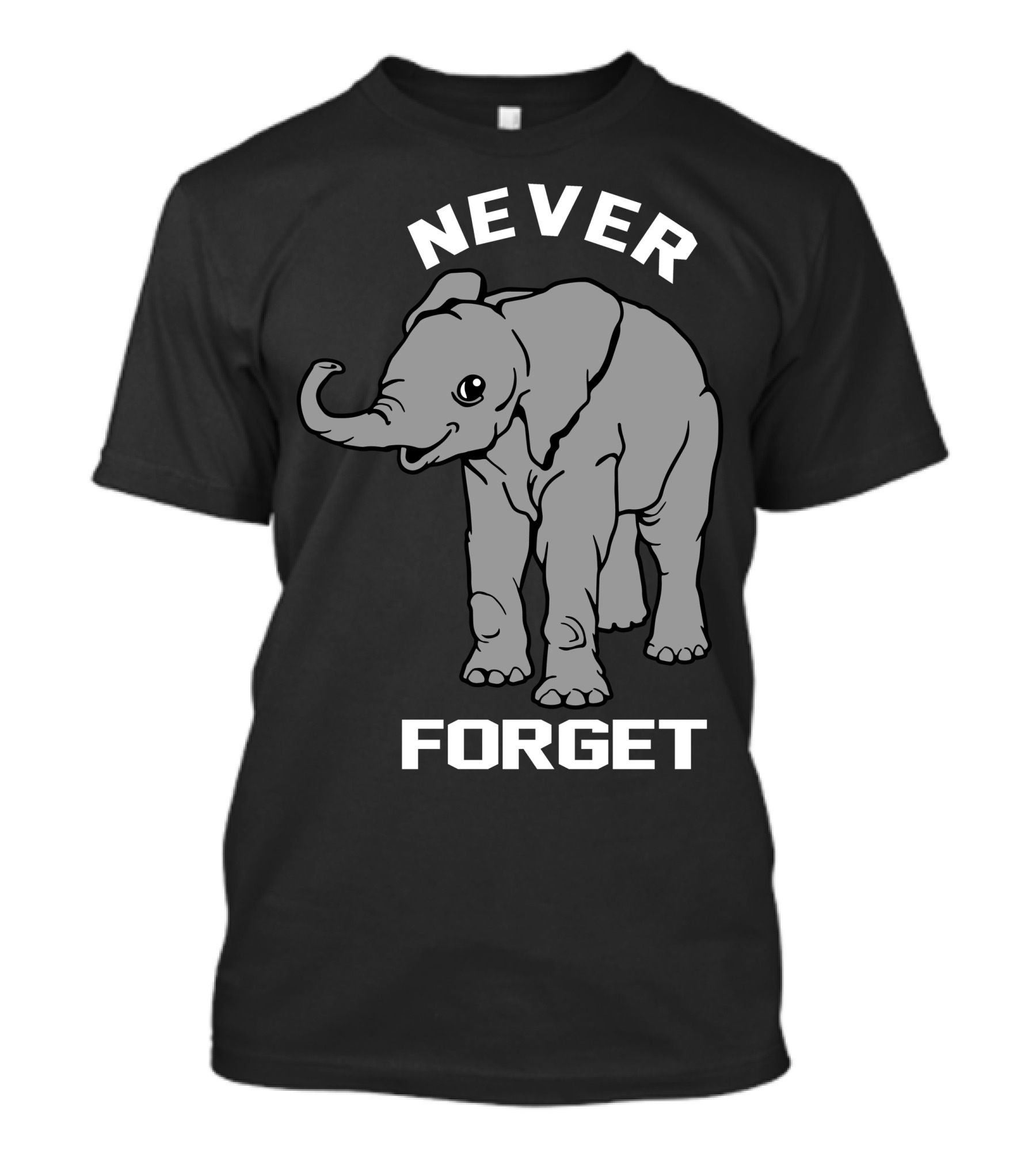 Never Forget Baby Elephant T-Shirt