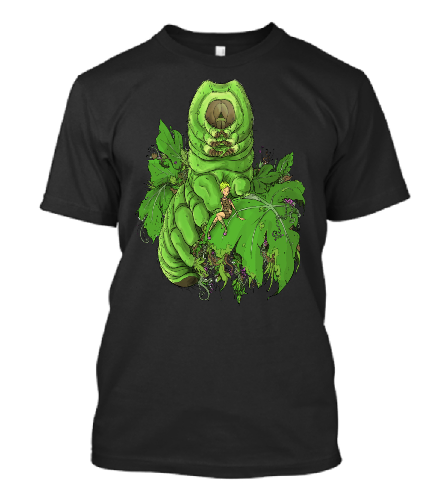 Caterpillar Friend Leaf Adventure T-Shirt