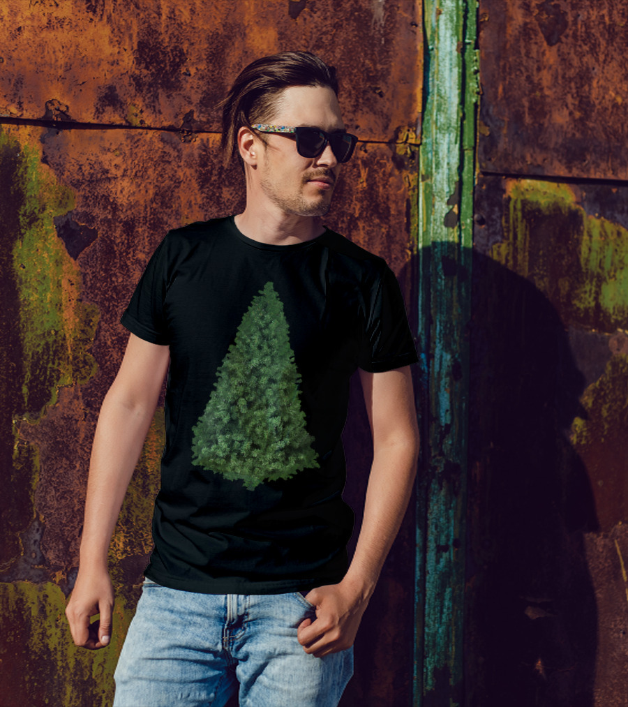 Christmas Nature Evergreen Pine Tree T-Shirt