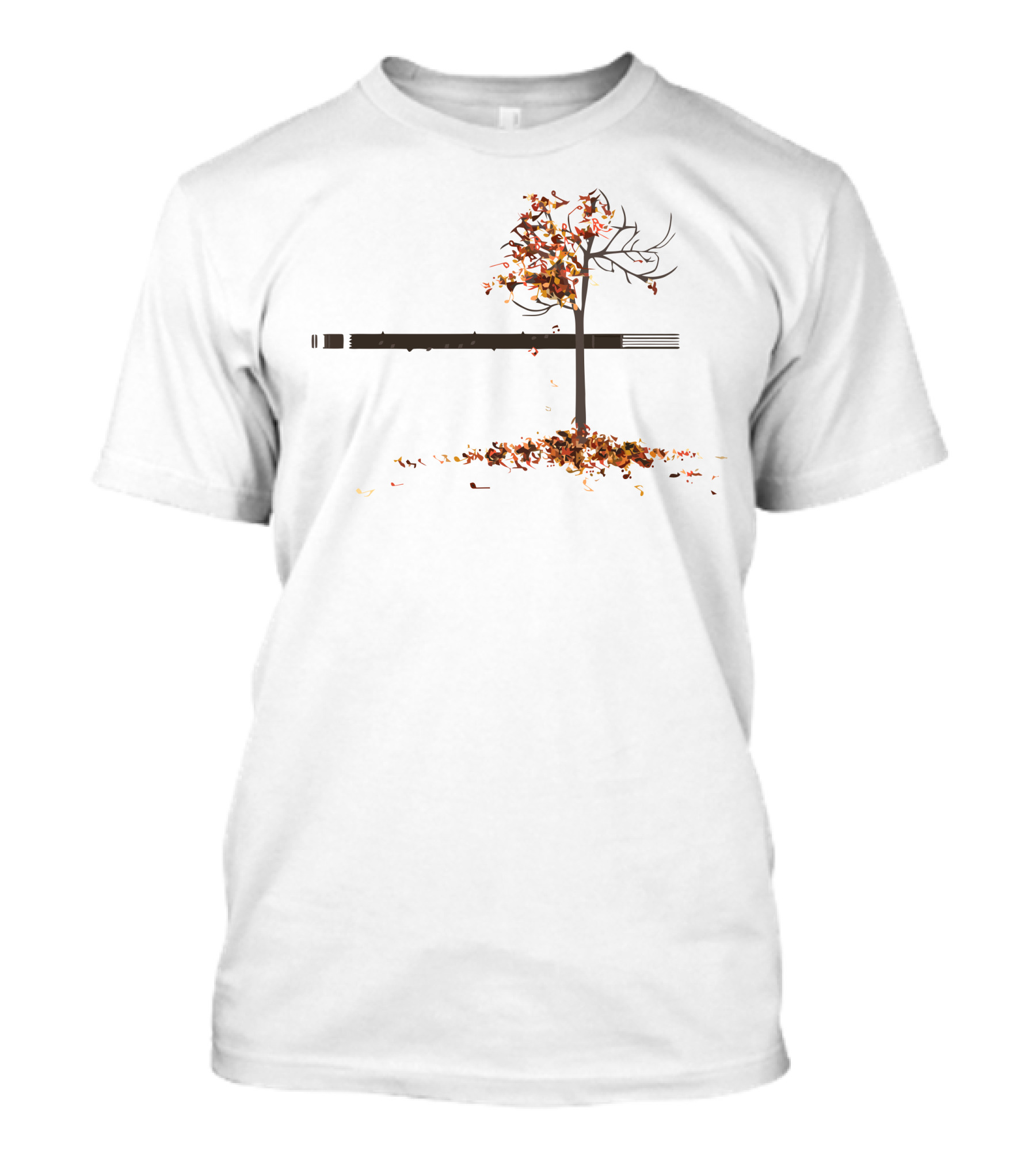 Cool Breeze Autumn Tree Leaves Falling T-Shirt