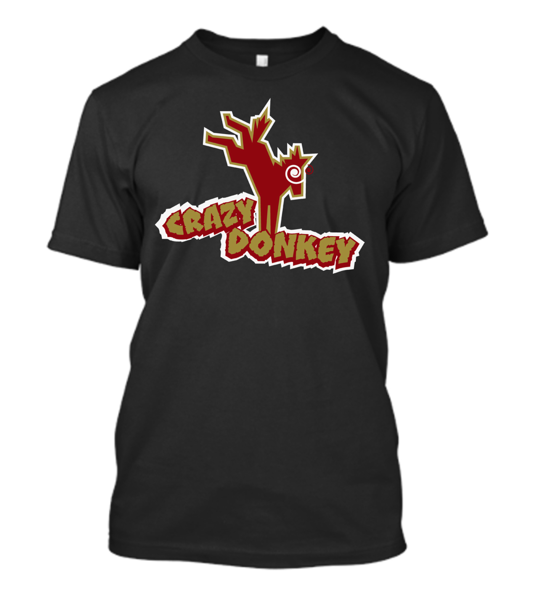 Crazy Donkey Energetic Red T-Shirt