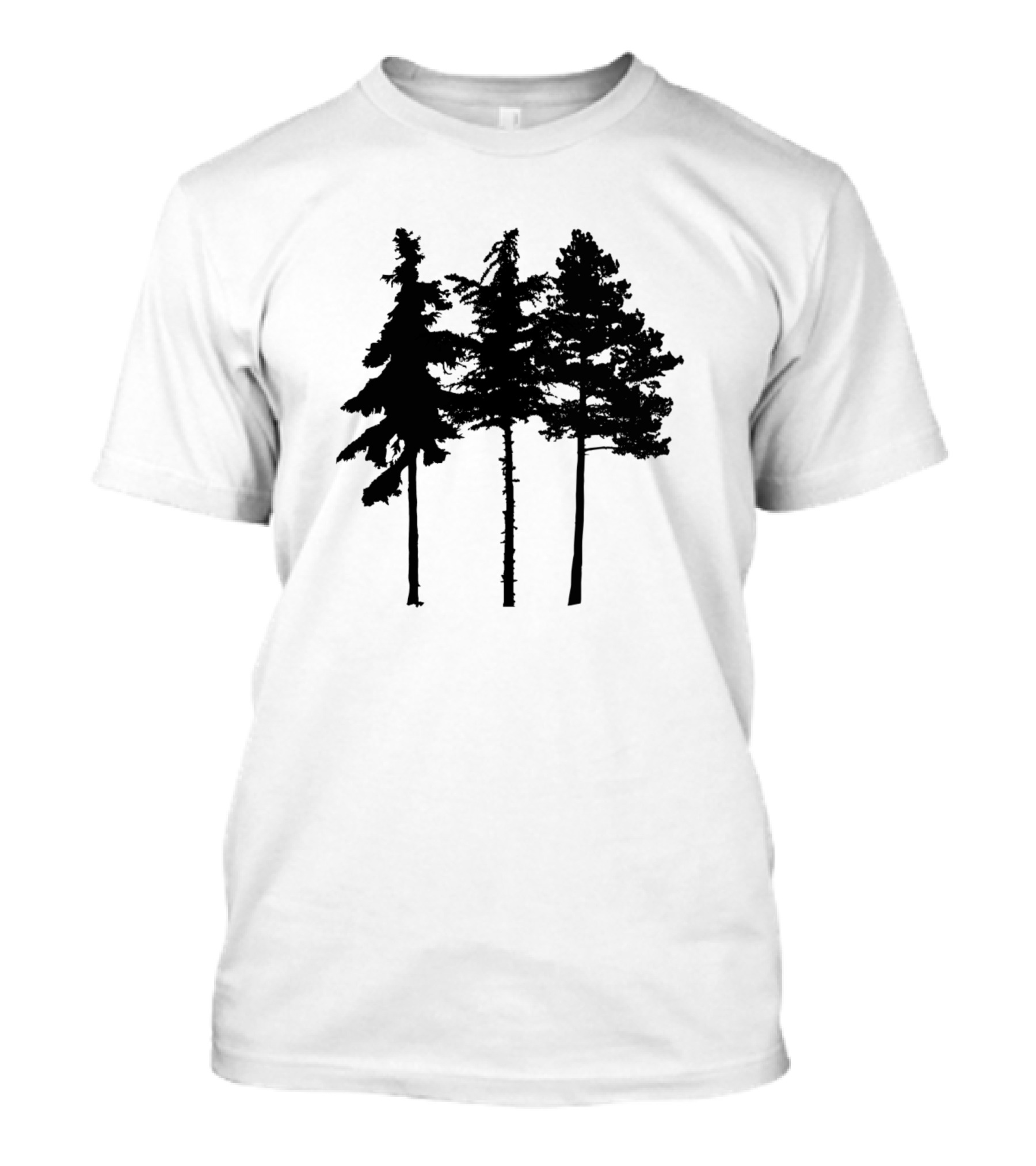 Pine Tree Hiking Mountains Adventure Camping Wanderlust T-Shirt