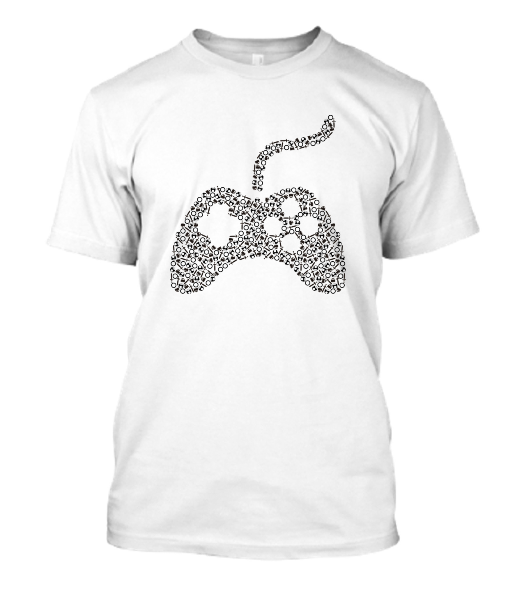 Remote Control Gaming Controller Button Icon T-Shirt