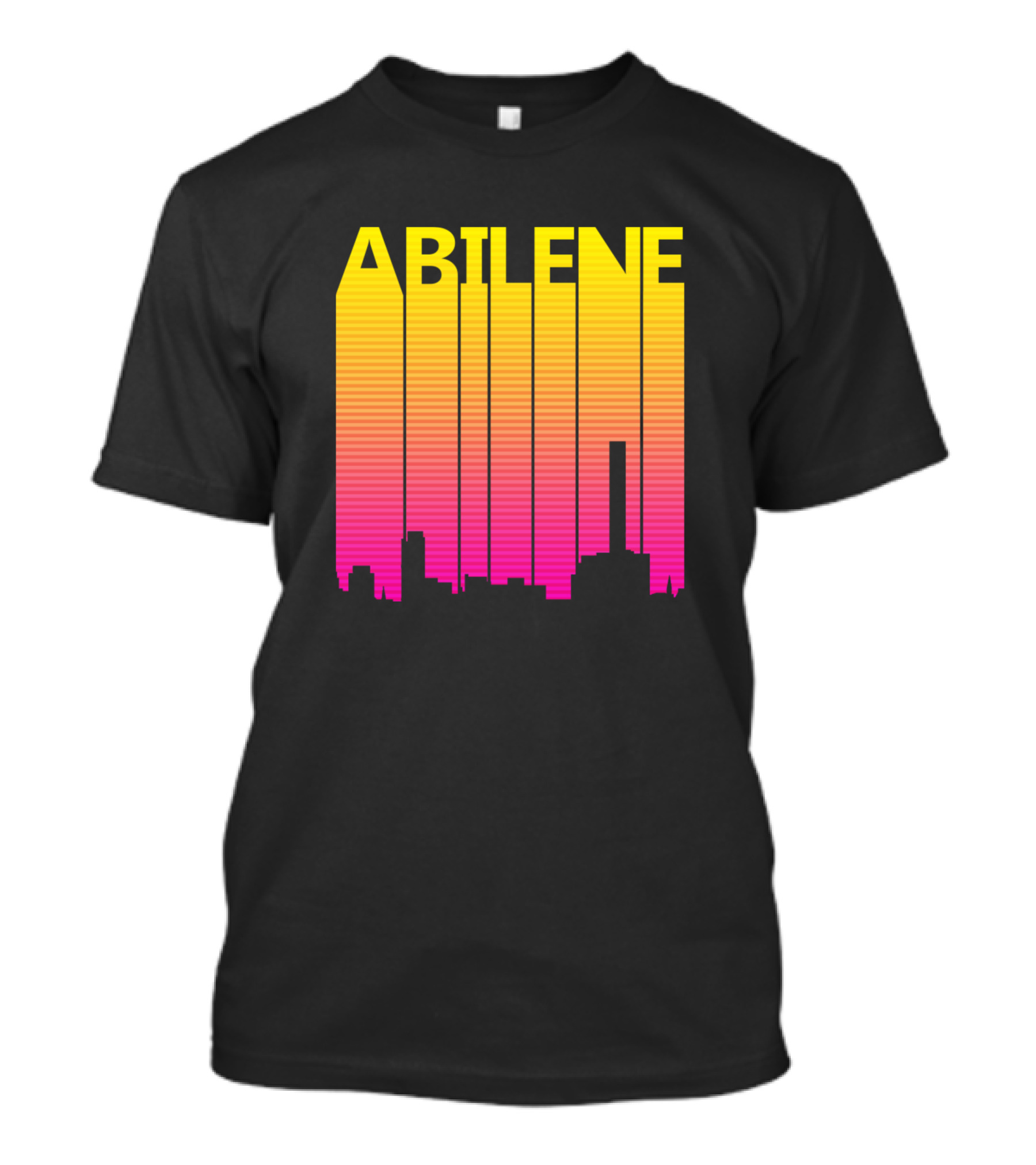 Abilene Skyline Retro 1980S T-Shirt