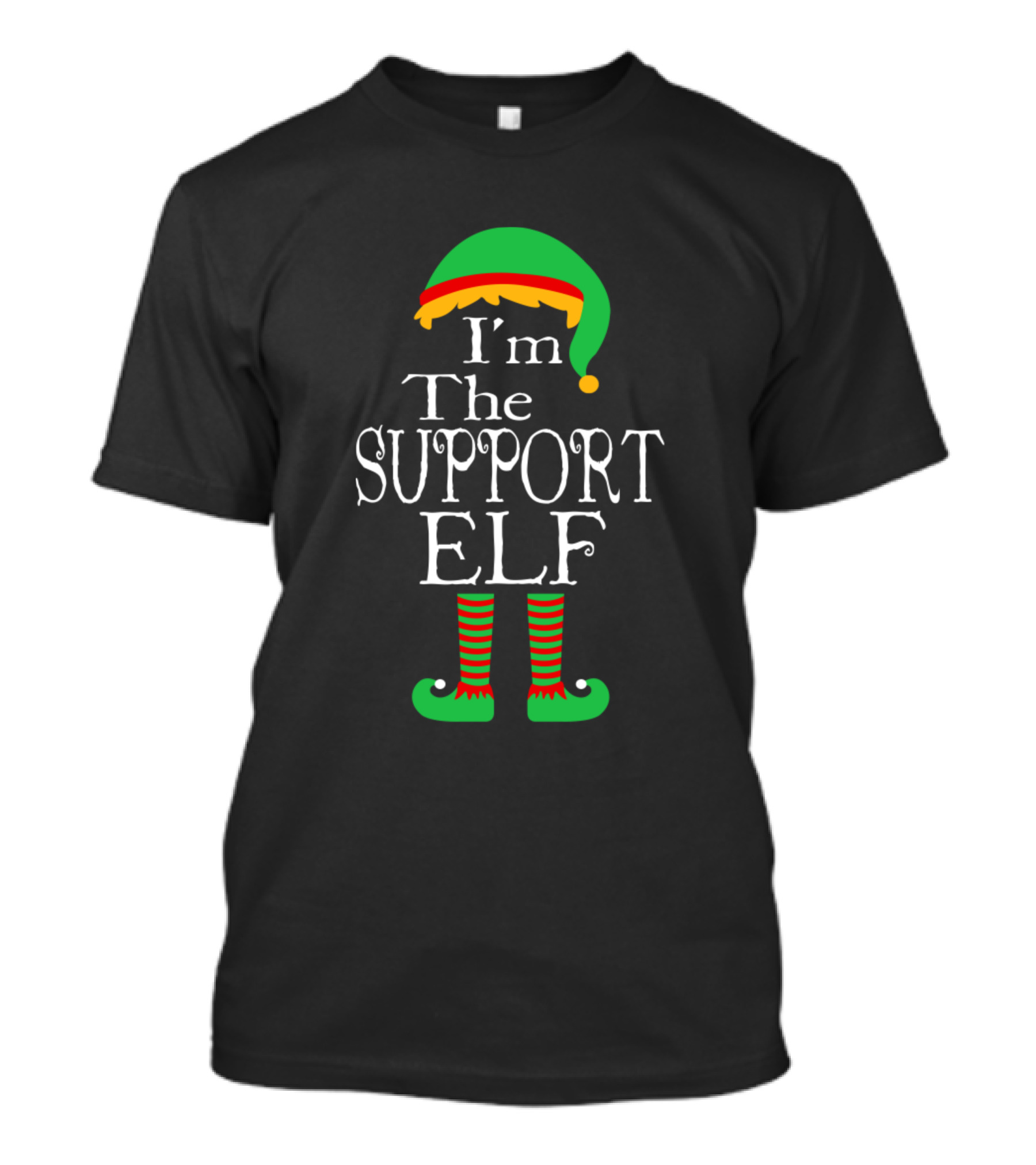 I'm The Support Elf Christmas Helper T-Shirt