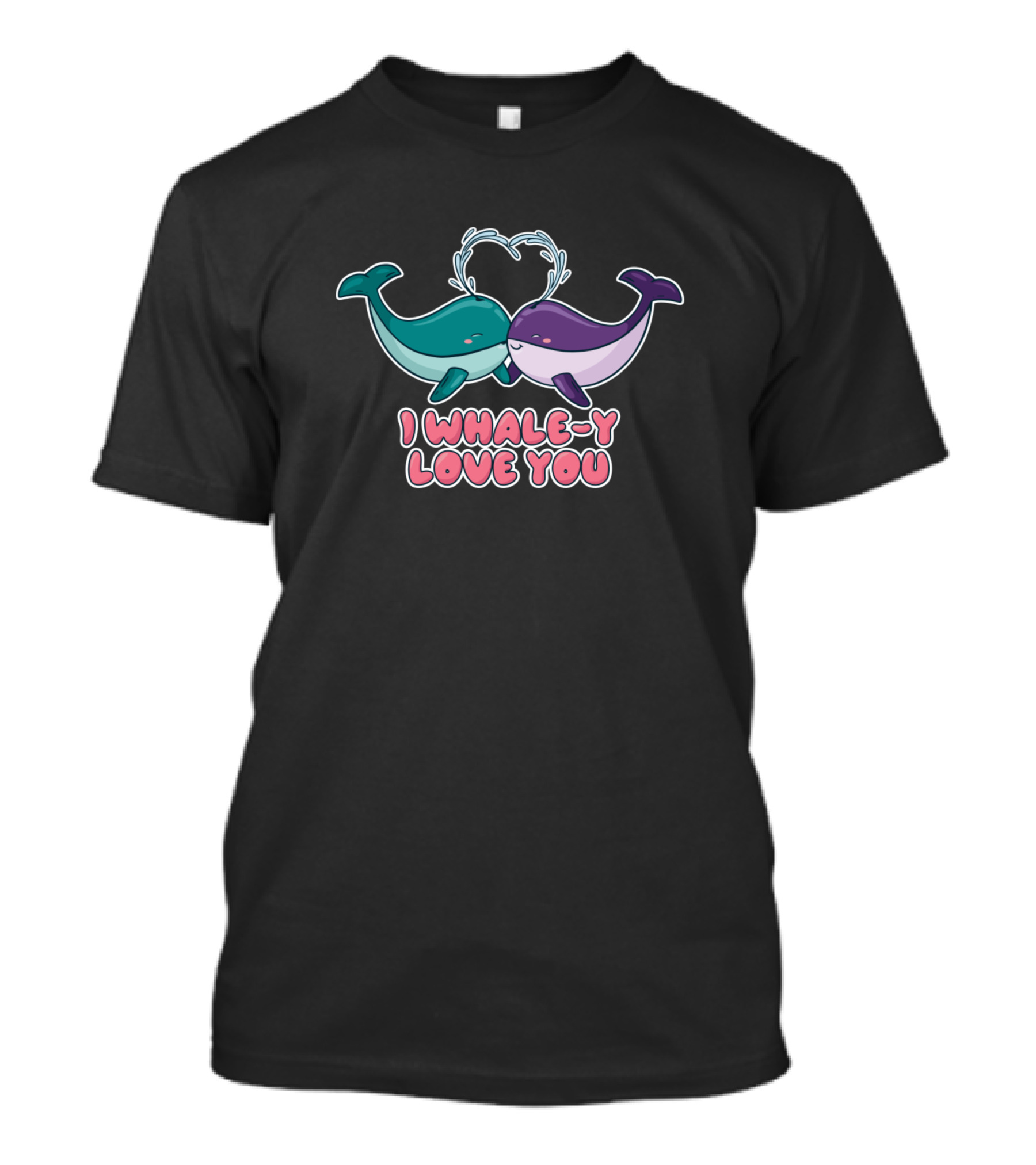 I Whale-y Love You Valentines Day Whale Partner Love T-Shirt