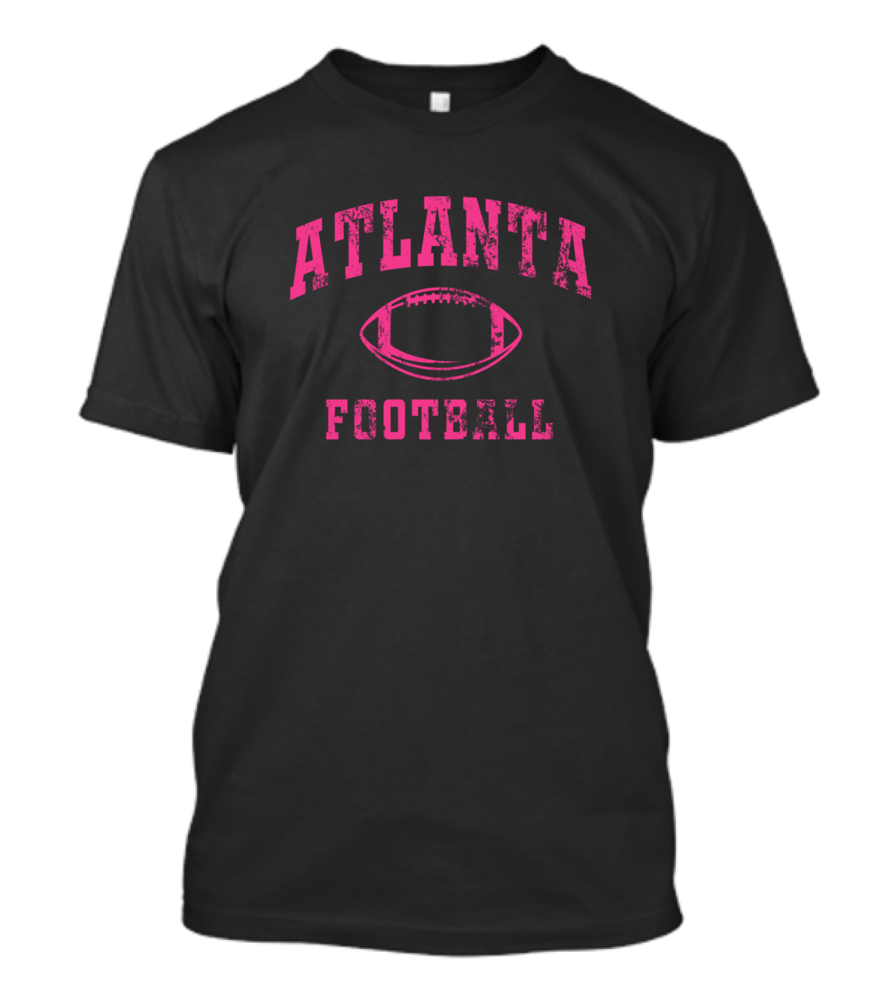 Atlanta Football Vintage Breast Cancer Awareness Month T-Shirt