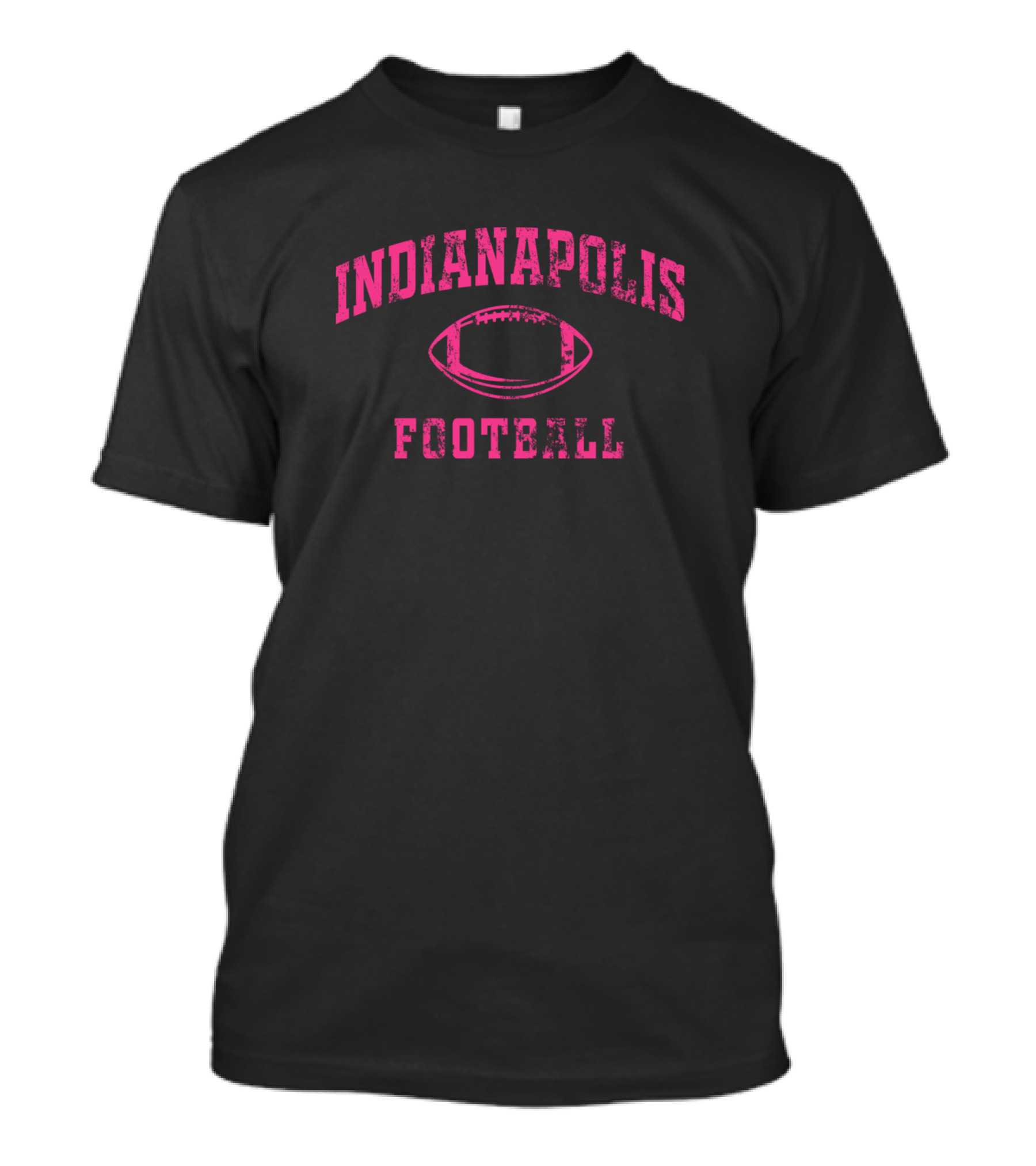 Indianapolis Football Vintage Breast Cancer Awareness Month T-Shirt