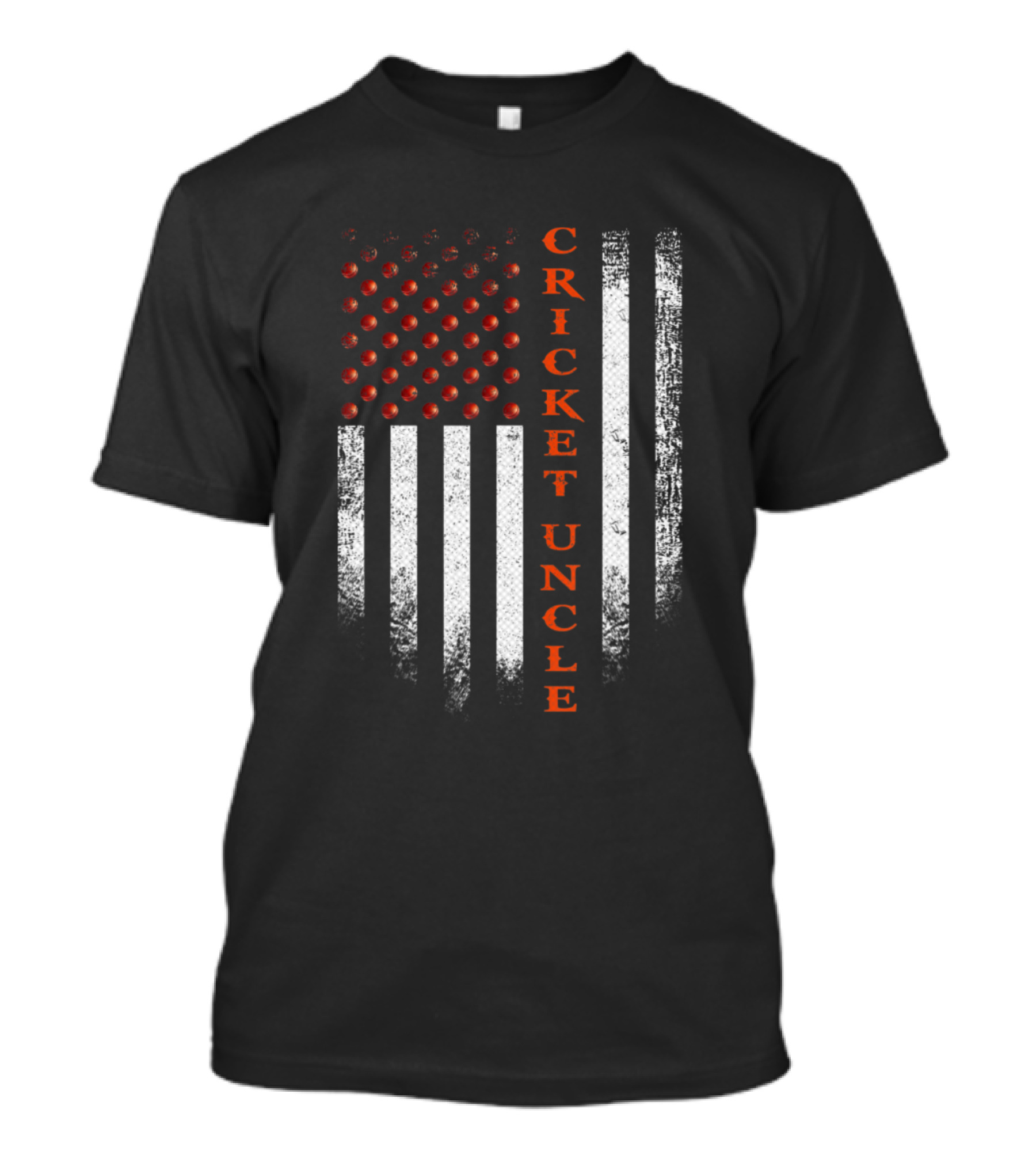 Vintage USA American Flag Cricket Uncle Patriotic T-Shirt