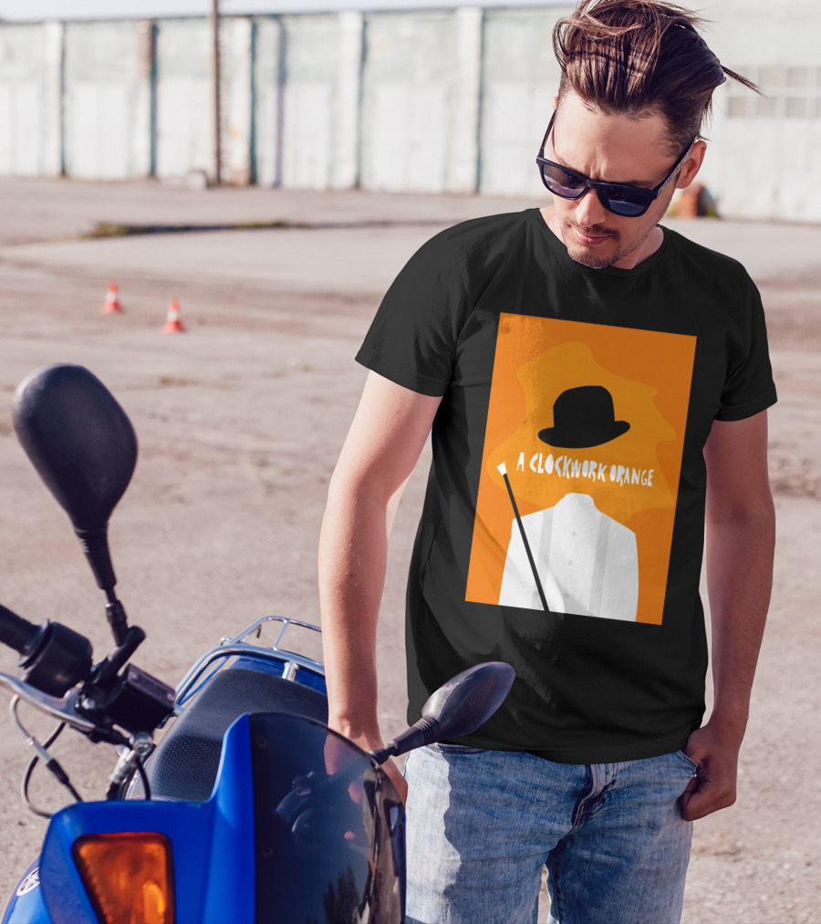 A Clockwork Orange Bowler Hat And Cane T-Shirt
