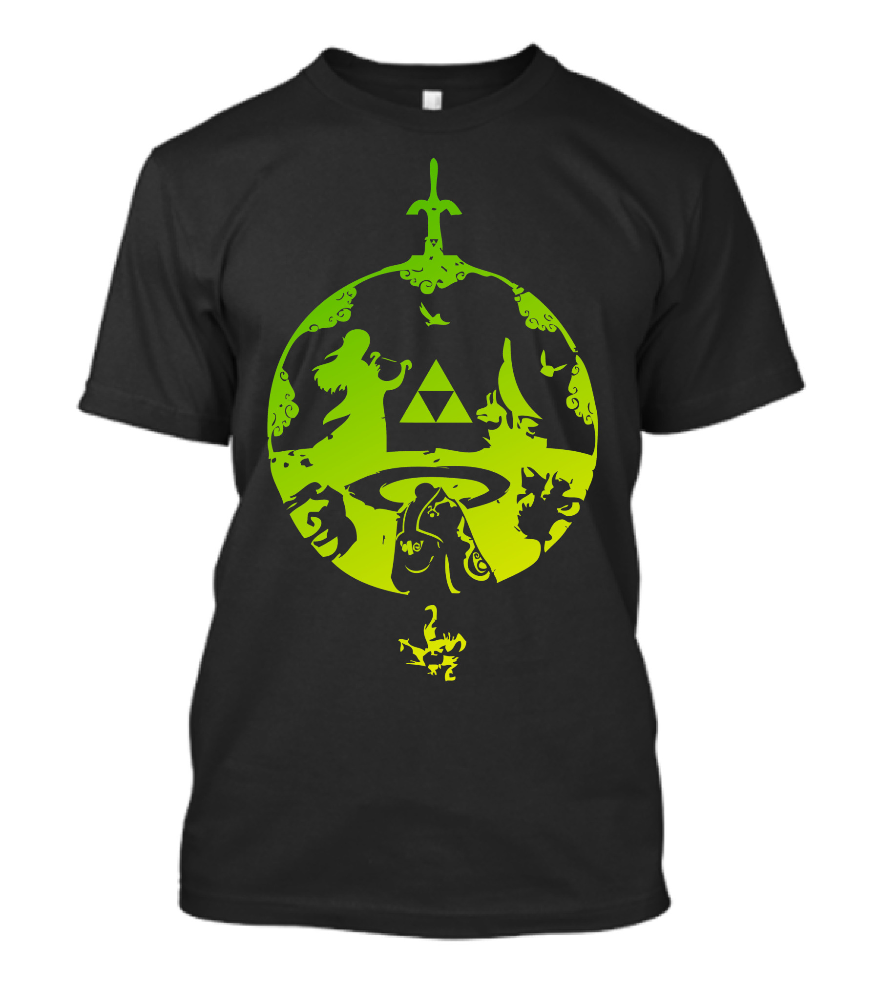 Zelda A Hero's Journey Master Sword Triforce T-Shirt