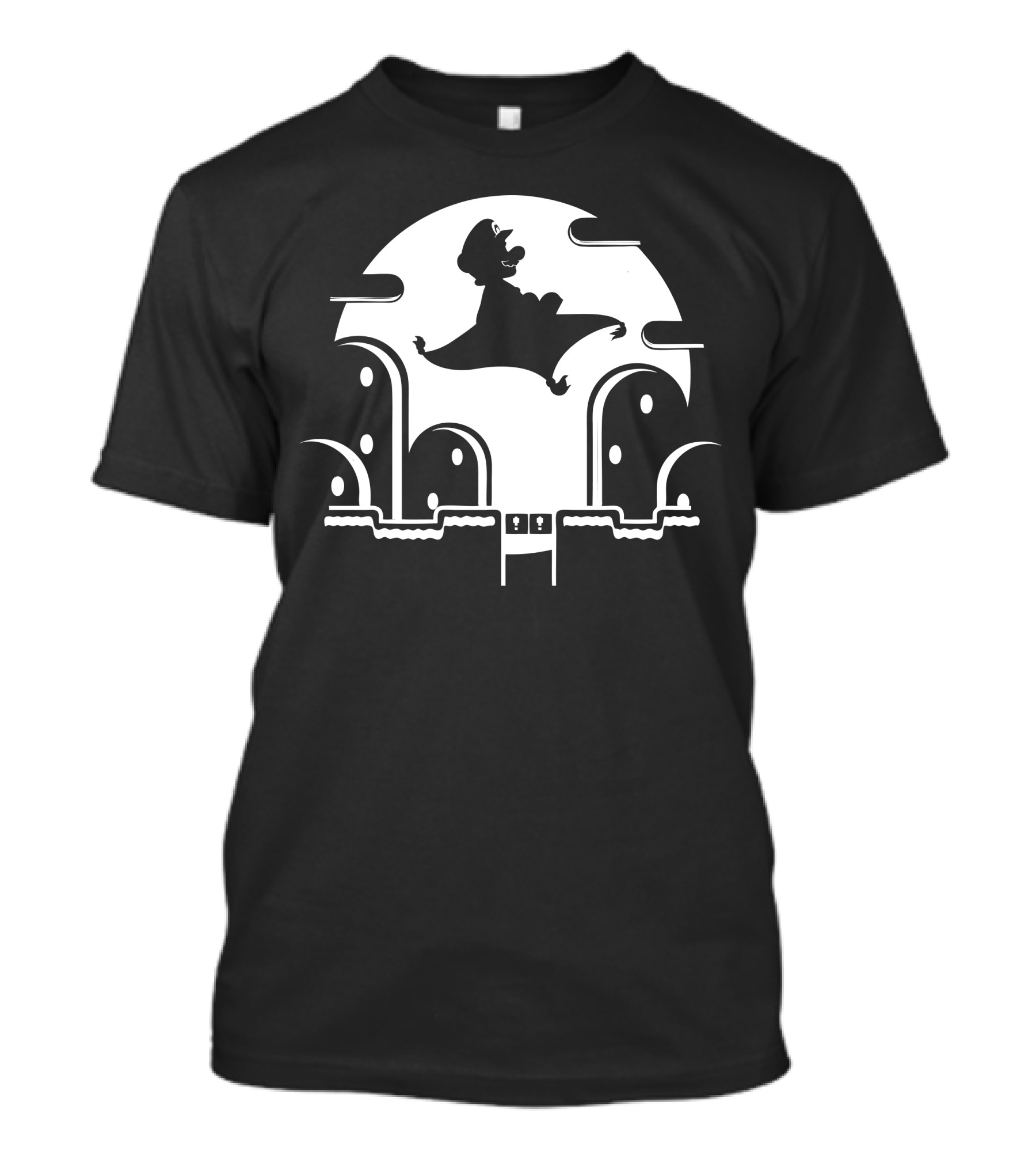Super Mario Aladdin Crossover Moon Adventure T-Shirt
