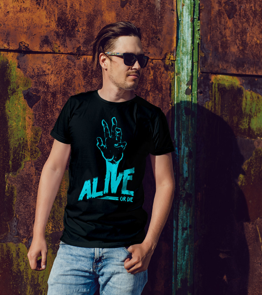 Alive Or Die Zombie Hand T-Shirt