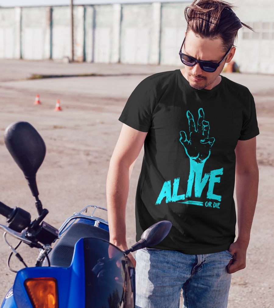 Alive Or Die Zombie Hand T-Shirt
