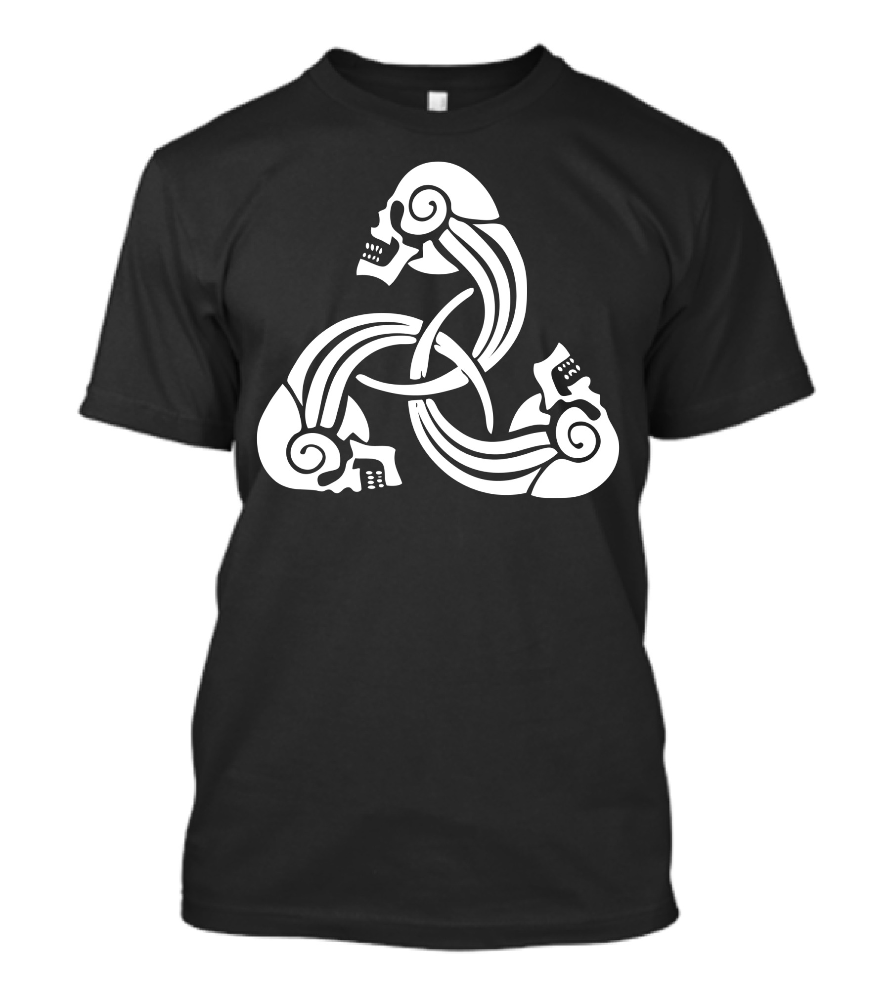 Bound Until Death Celtic Skull Knot T-Shirt
